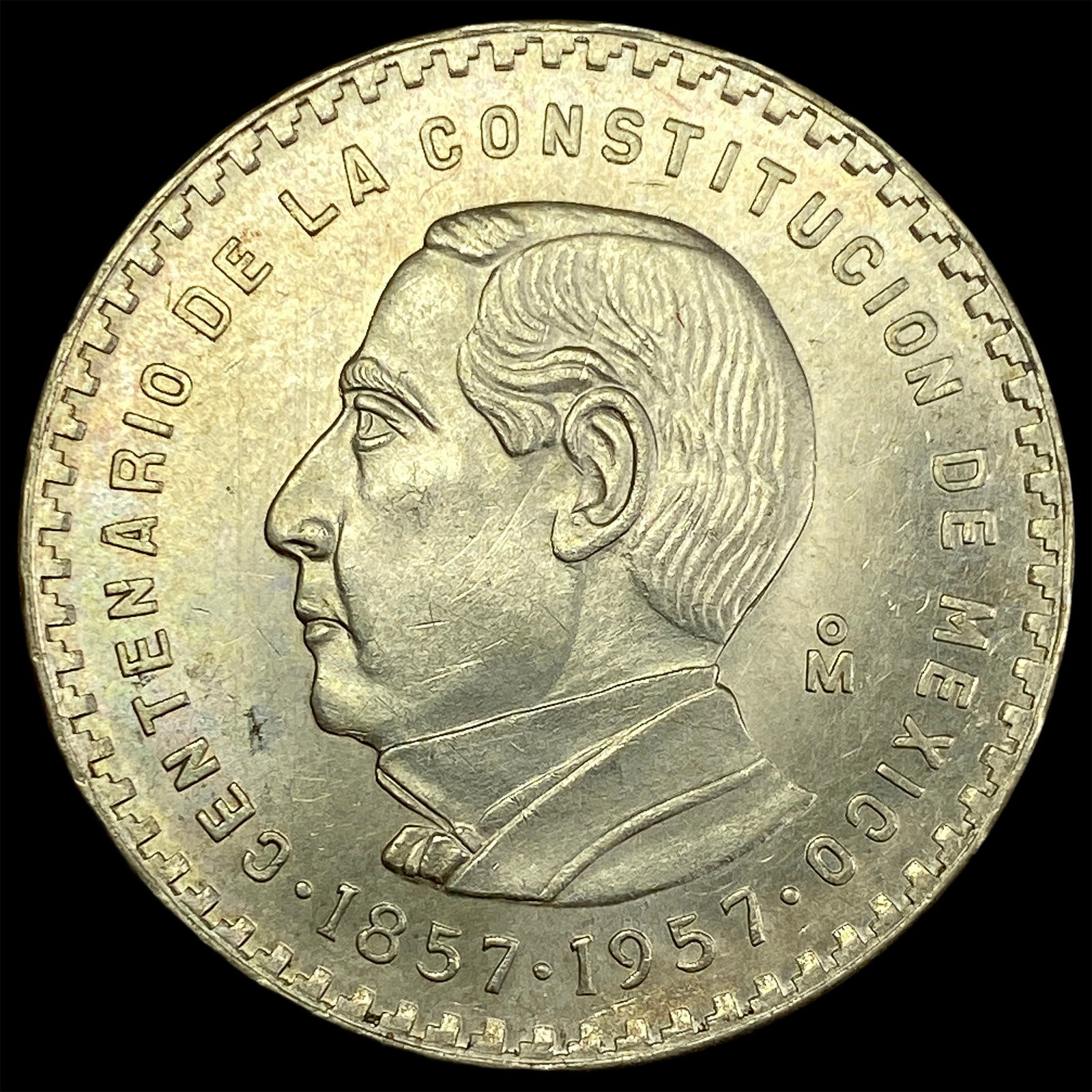 1957 Mexico Silver 5 Pesos UNCIRCULATED: 1957 Mexico Silver 5 Pesos UNCIRCULATED