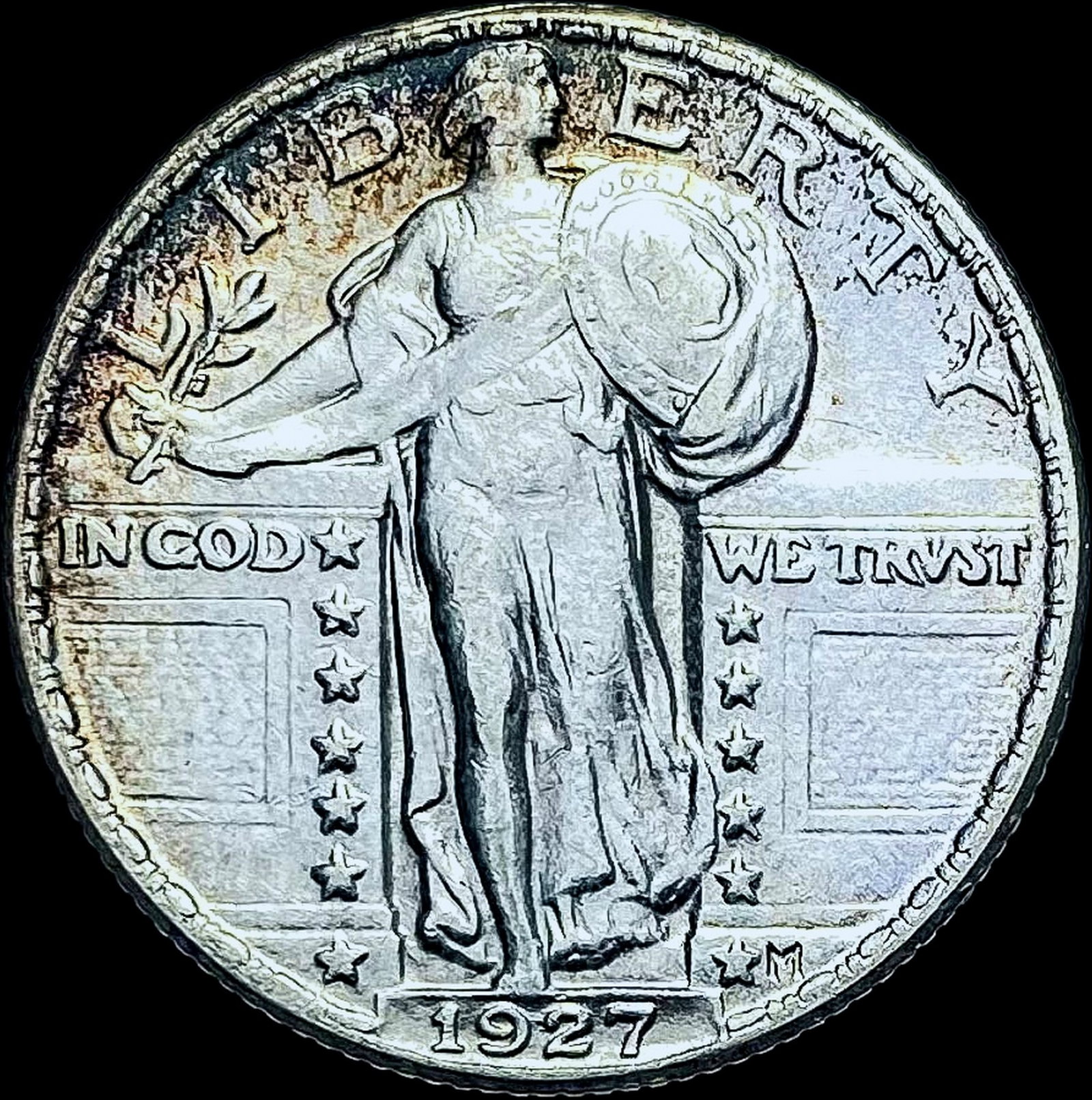 1927 Standing Liberty Quarter CHOICE AU: 1927 Standing Liberty Quarter CHOICE AU