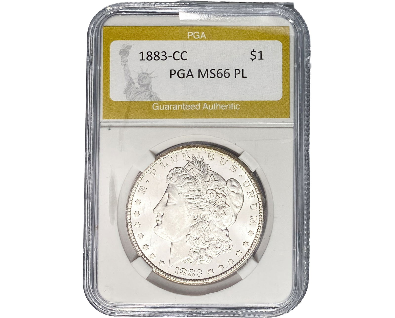 1883-CC Morgan Silver Dollar PGA MS66 PL (1 of 2)