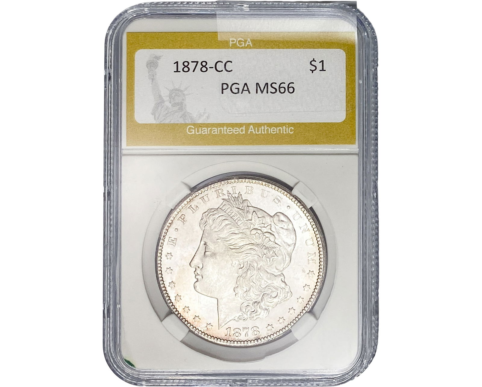 1878-CC Morgan Silver Dollar PGA MS66 (1 of 2)