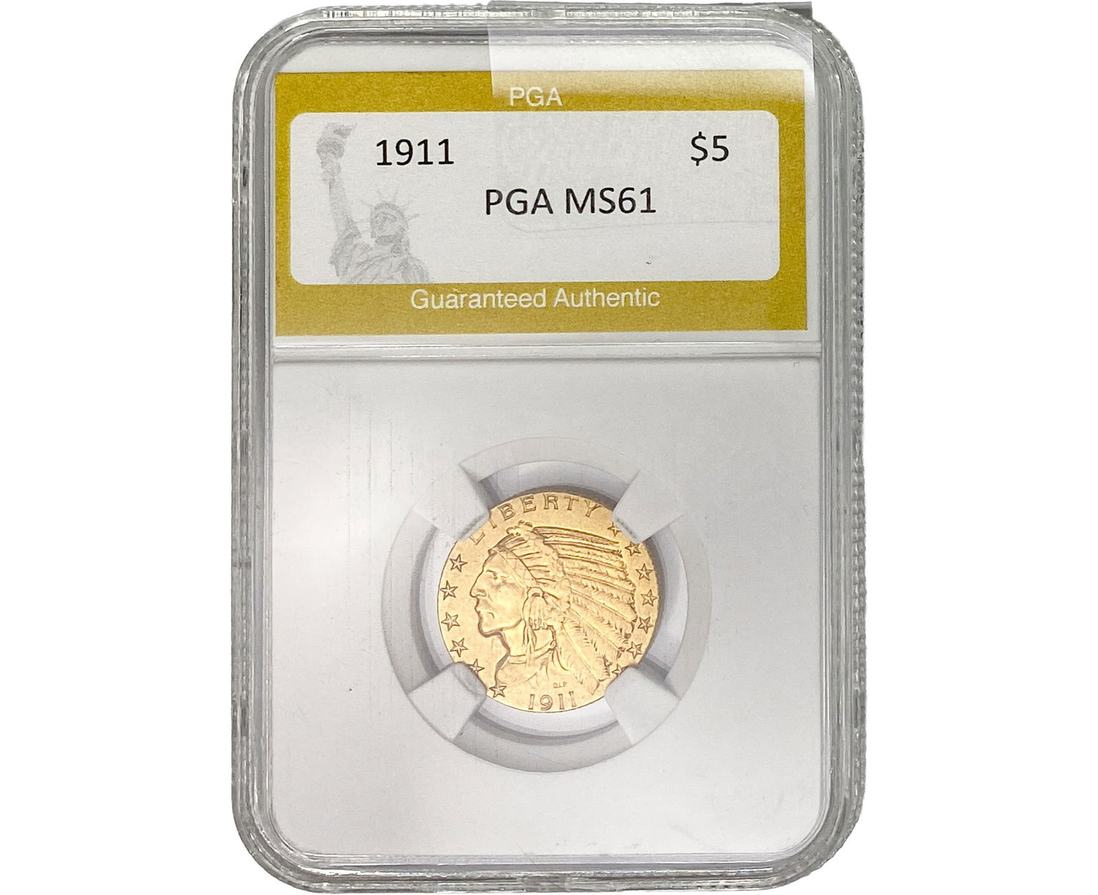 1911 $5 Gold Half Eagle PGA MS61 (1 of 2)