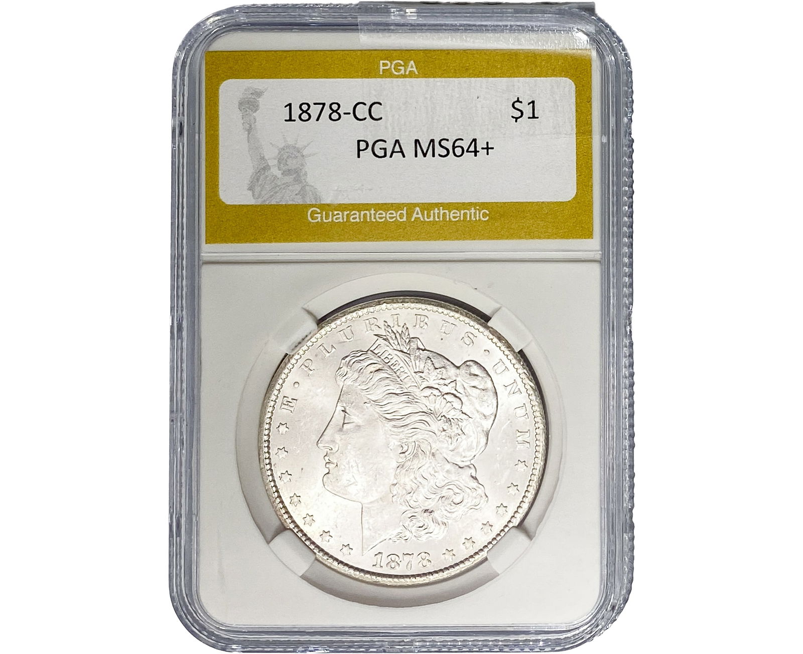 1878-CC Morgan Silver Dollar PGA MS64+ (1 of 2)