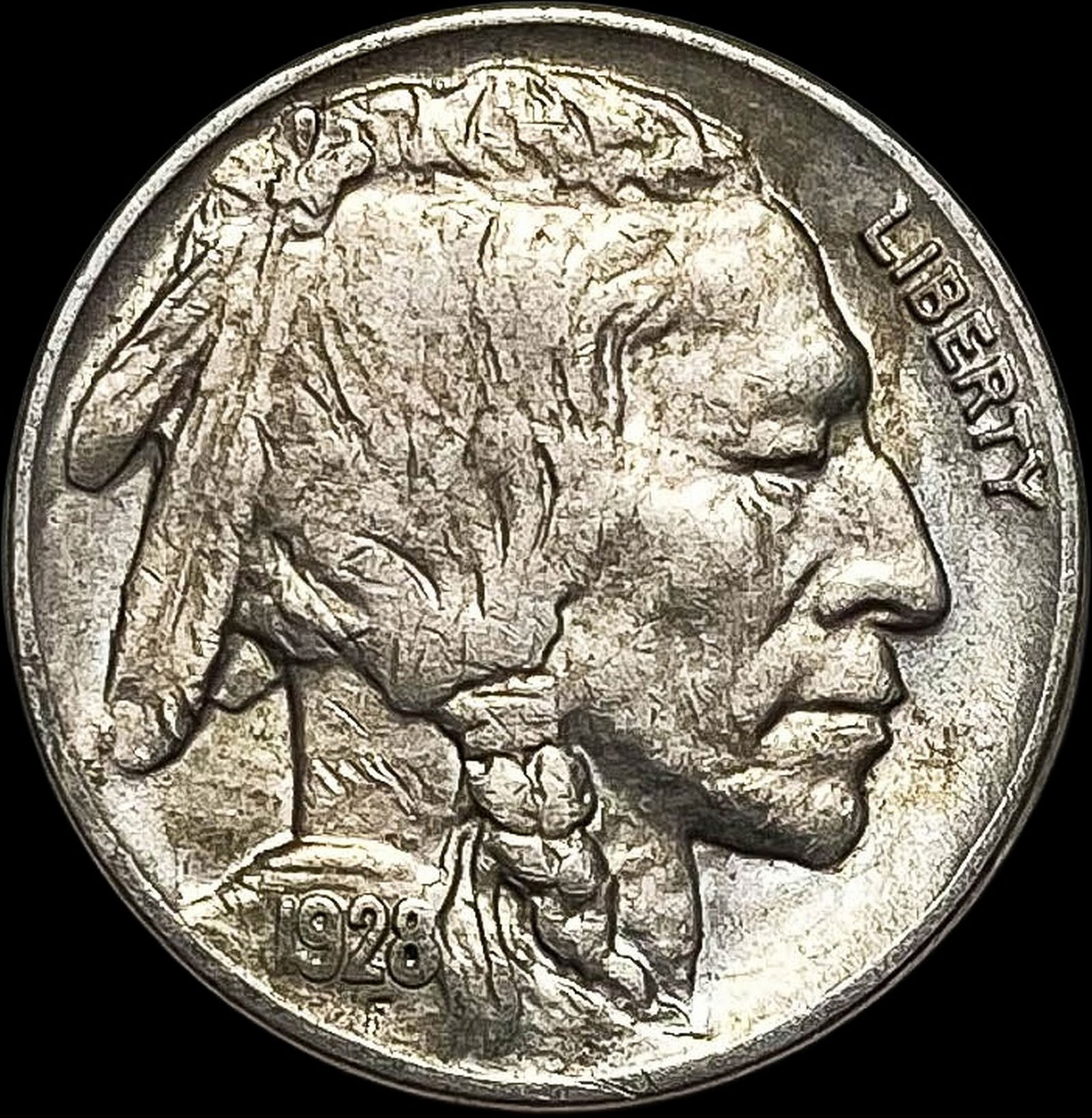 1928 Buffalo Nickel CHOICE AU (1 of 2)