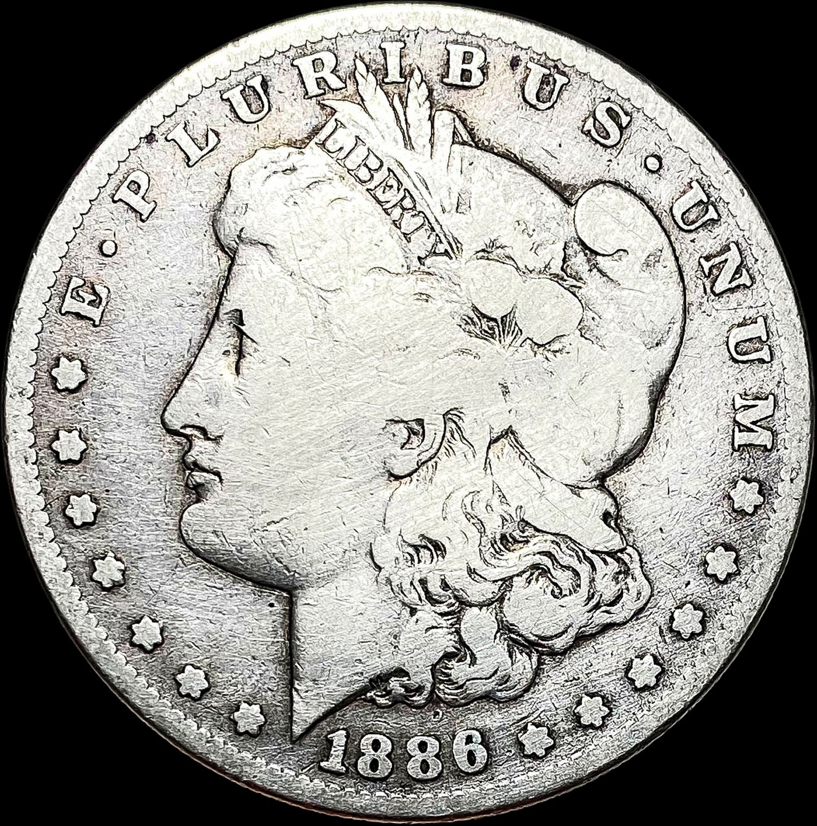 1886-S Morgan Silver Dollar NICELY CIRC (1 of 2)