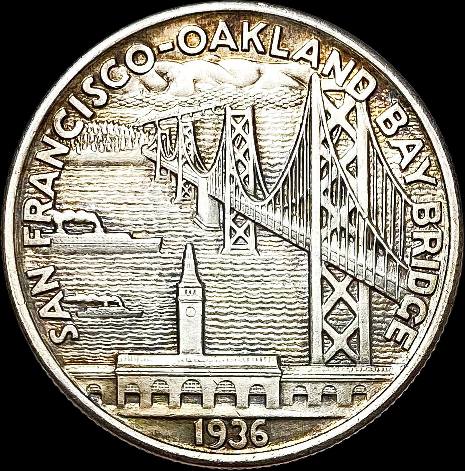 1936-S Silver Bay Bridge Half Dollar HIGH GRADE (1 of 2)