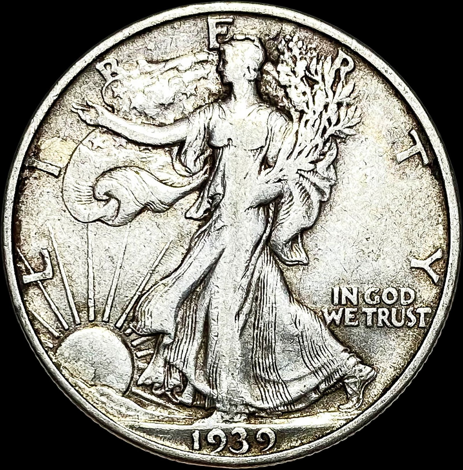 1939-S Walking Liberty Half Dollar NEARLY UNCIRCULATED (1 of 2)
