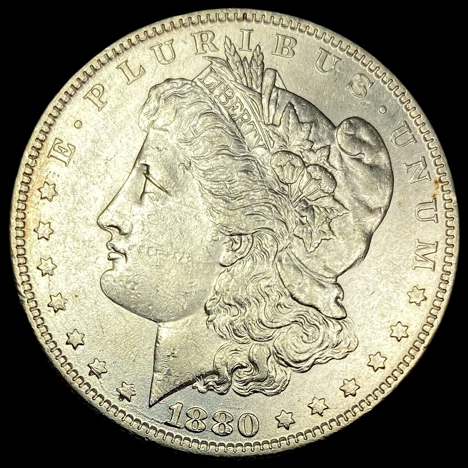 1880-O Morgan Silver Dollar CLOSE UNC (1 of 2)