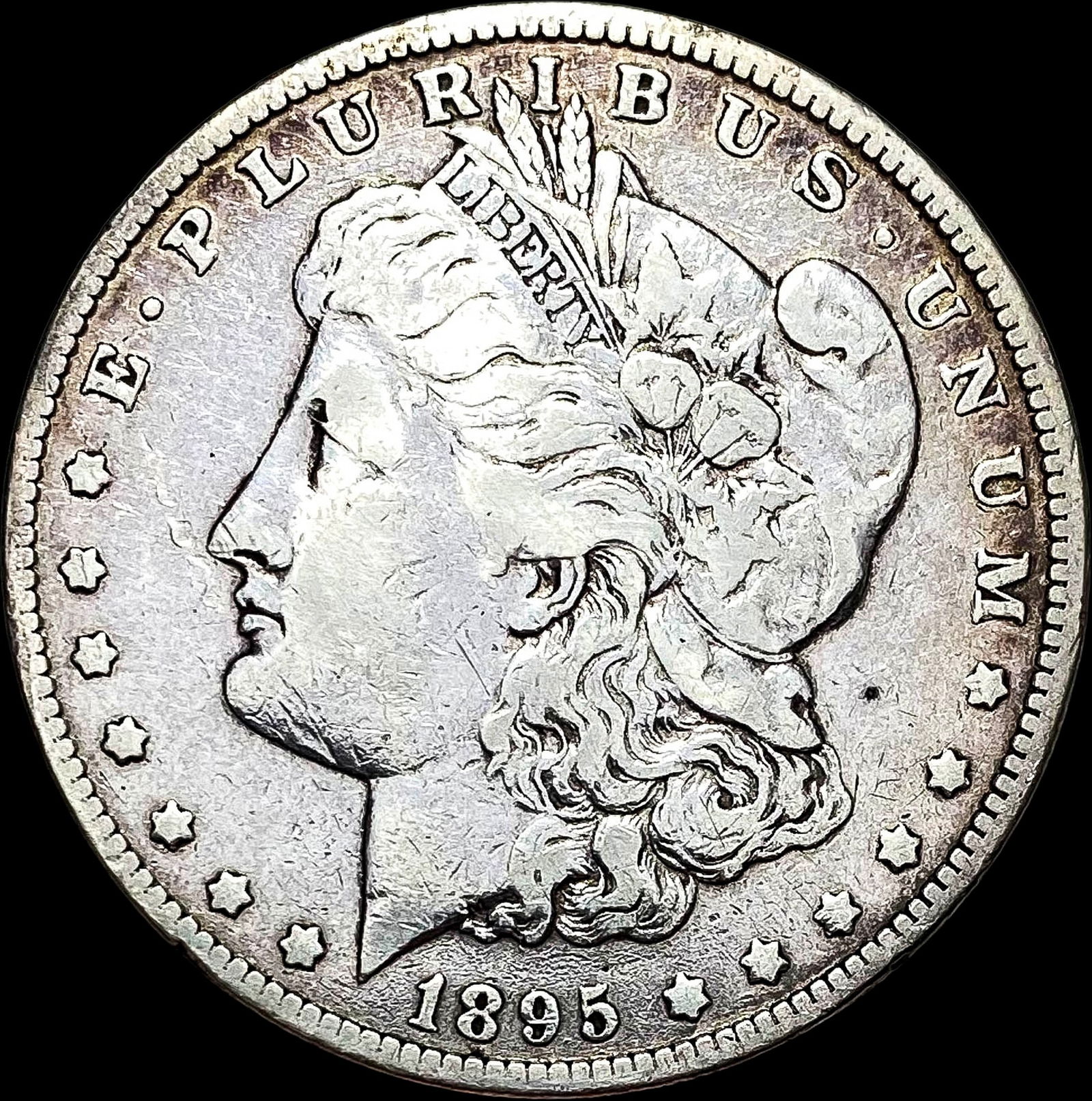 1895-O Morgan Silver Dollar NICELY CIRC (1 of 2)