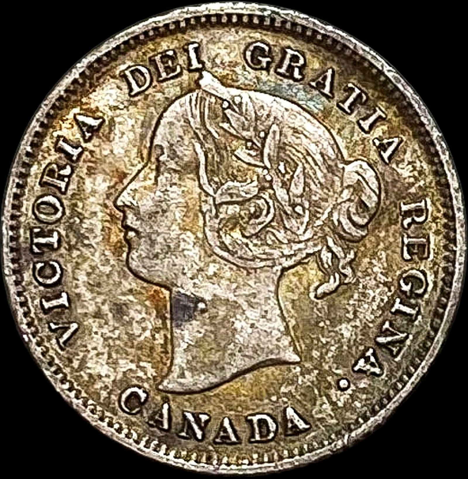 1901 Canada Silver 5 Cents NEARLY UNCIRCULATED (1 of 2)