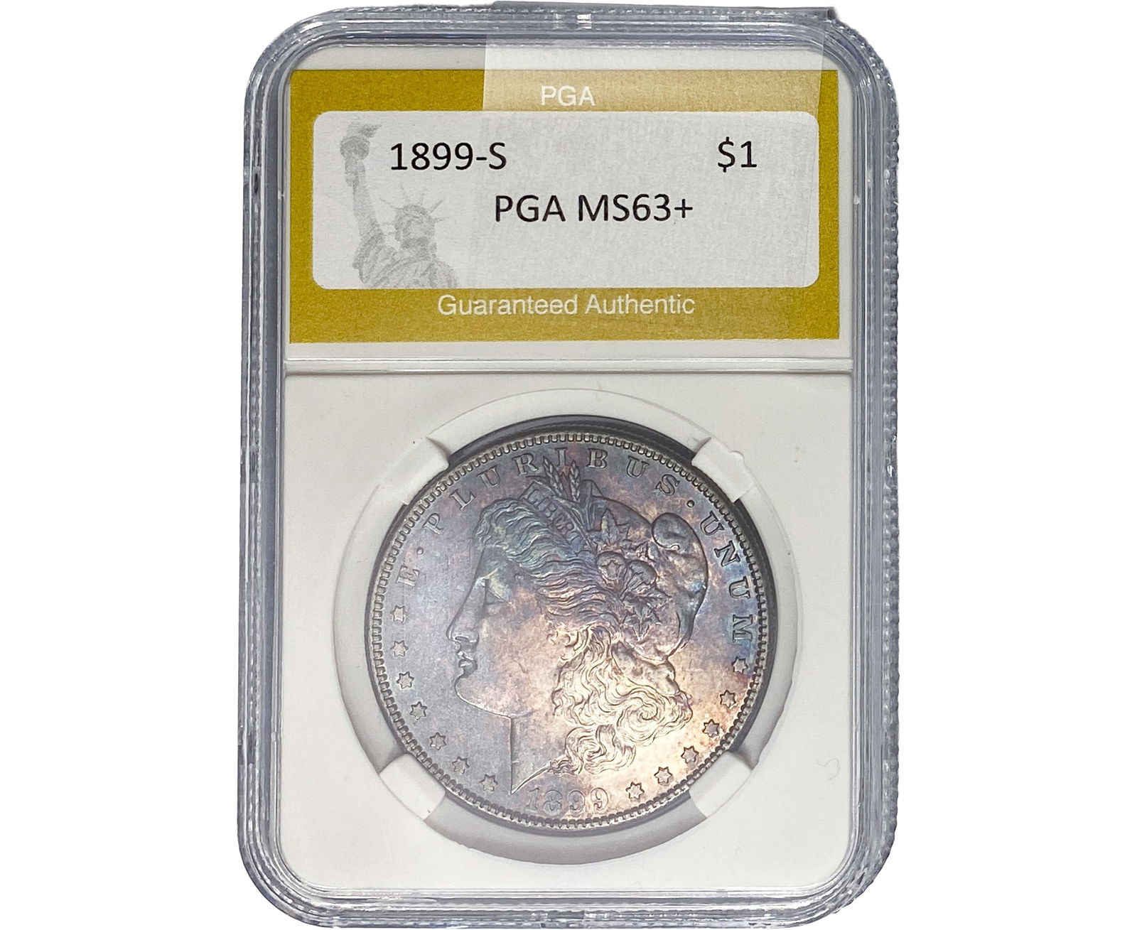 1899-S Morgan Silver Dollar PGA MS63+ (1 of 2)