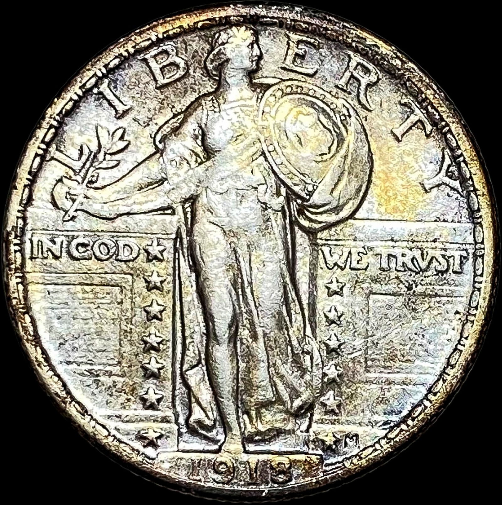 1918 Standing Liberty Quarter CLOSELY  UNCIRCULATED (1 of 2)