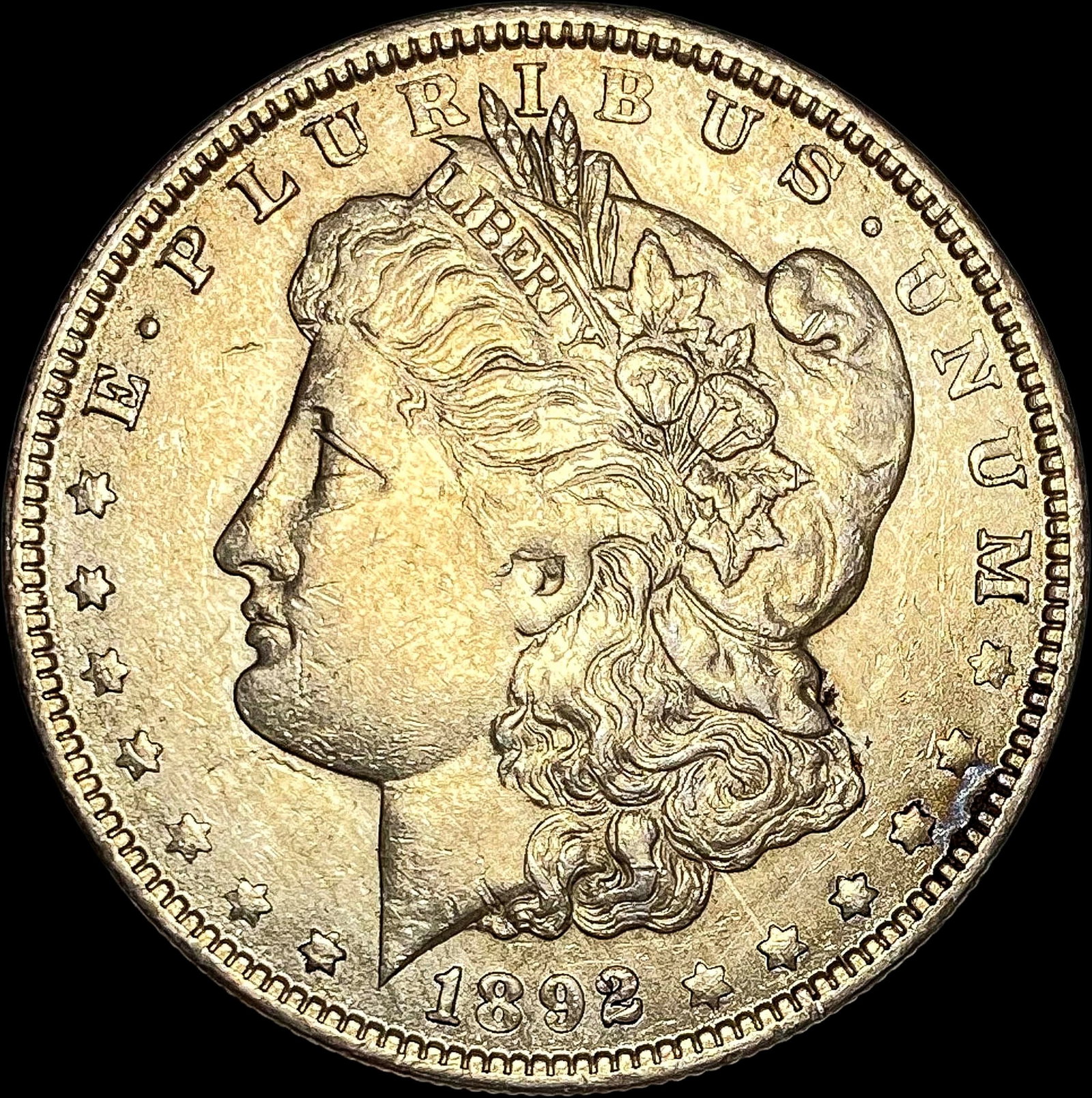 1892-O Silver Morgan Dollar CLOSELY  UNCIRCULATED (1 of 2)