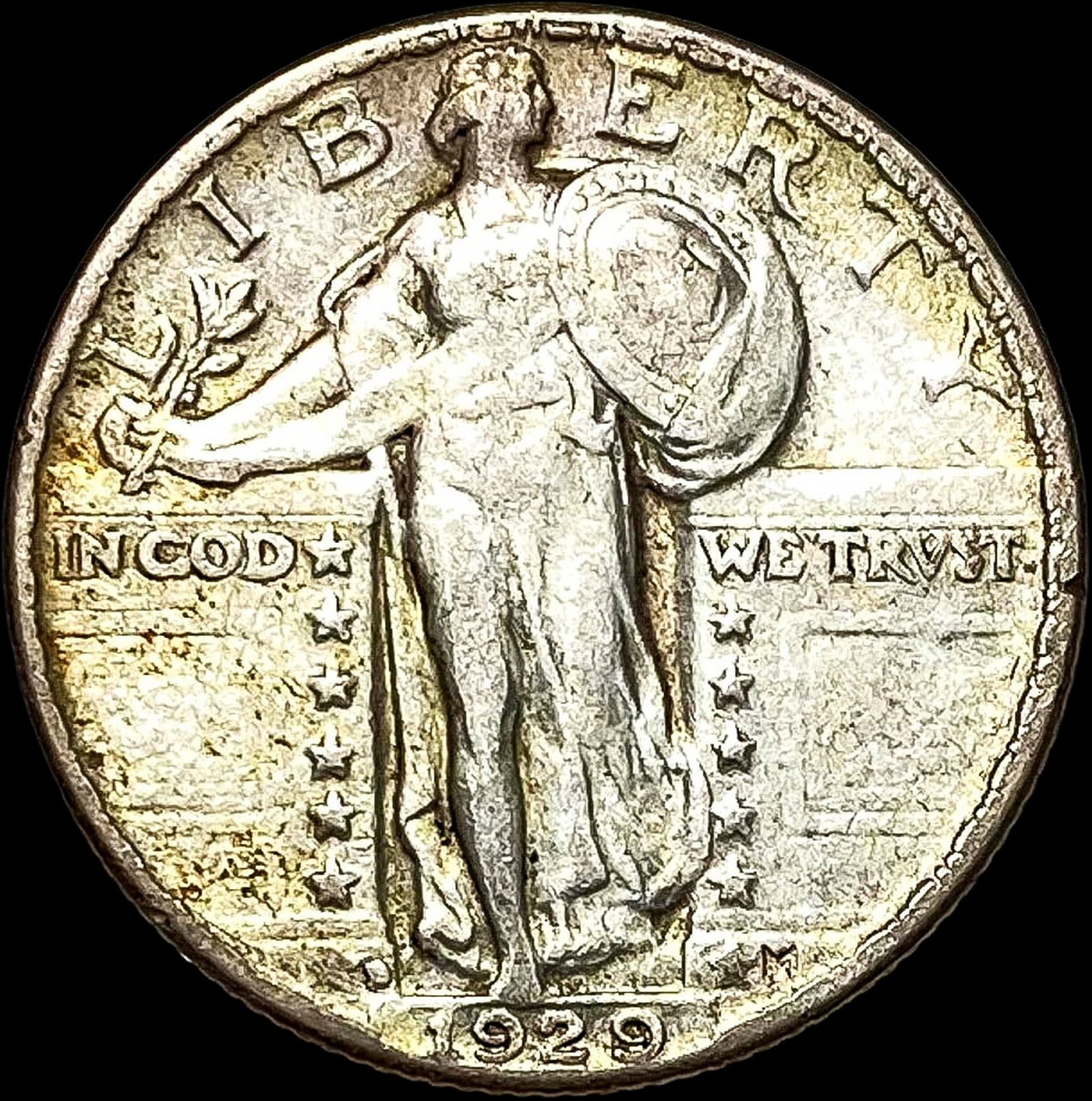 1929-D Standing Liberty Silver Quarter NEAR UNC: 1929-D Standing Liberty Silver Quarter NEAR UNC