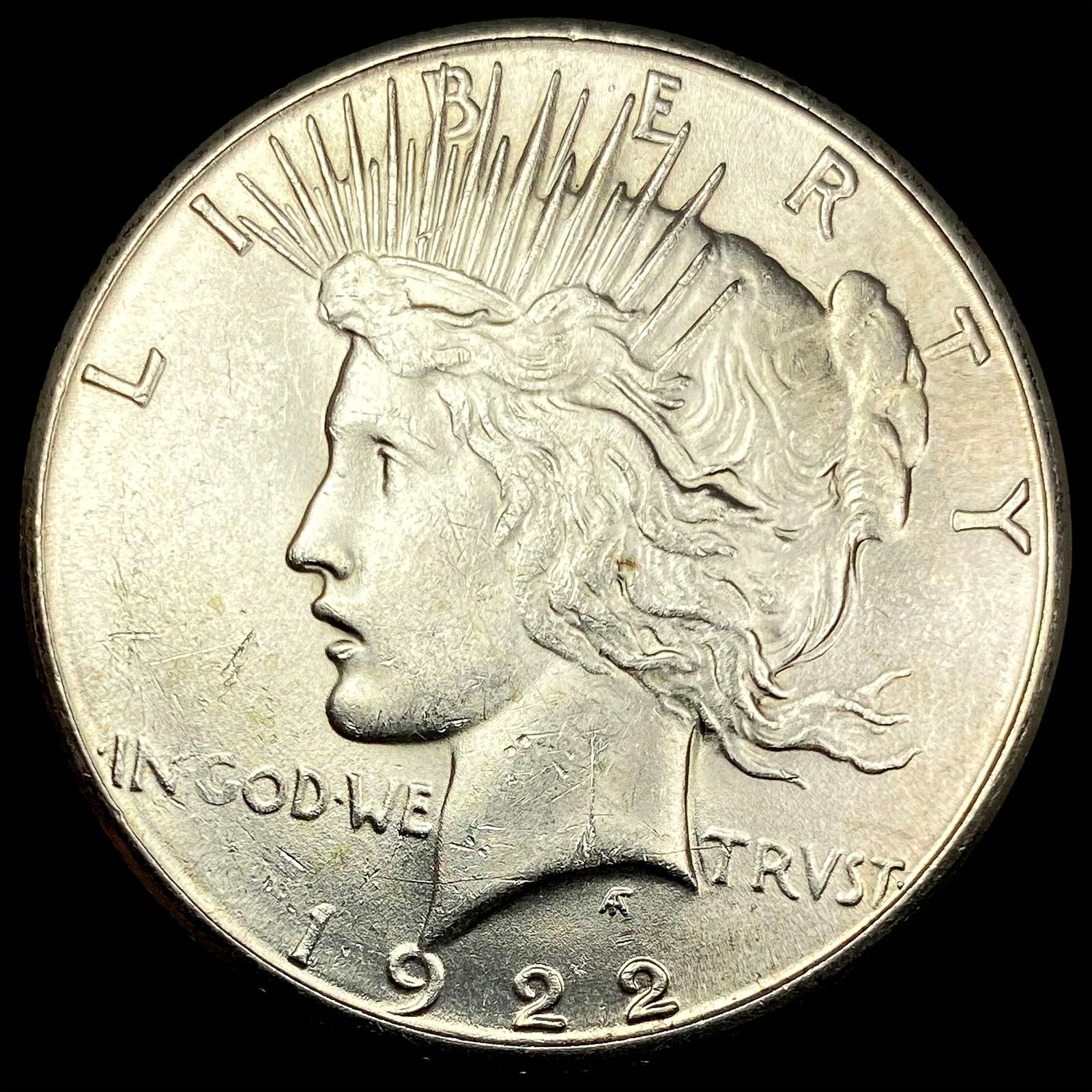 1922-S Silver Peace Dollar UNC (1 of 2)