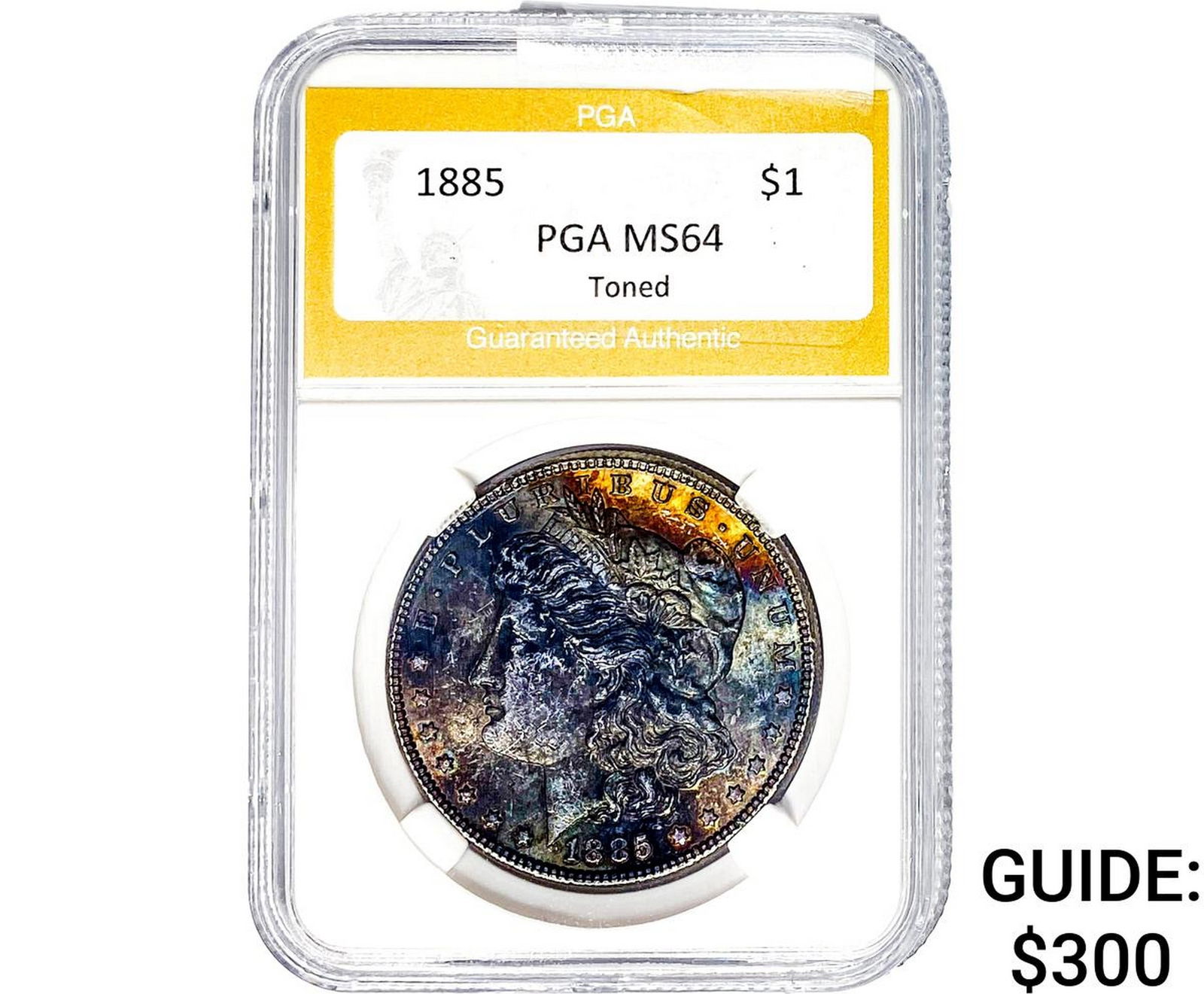 1885 Morgan Silver Dollar PGA MS64 Toner (1 of 2)