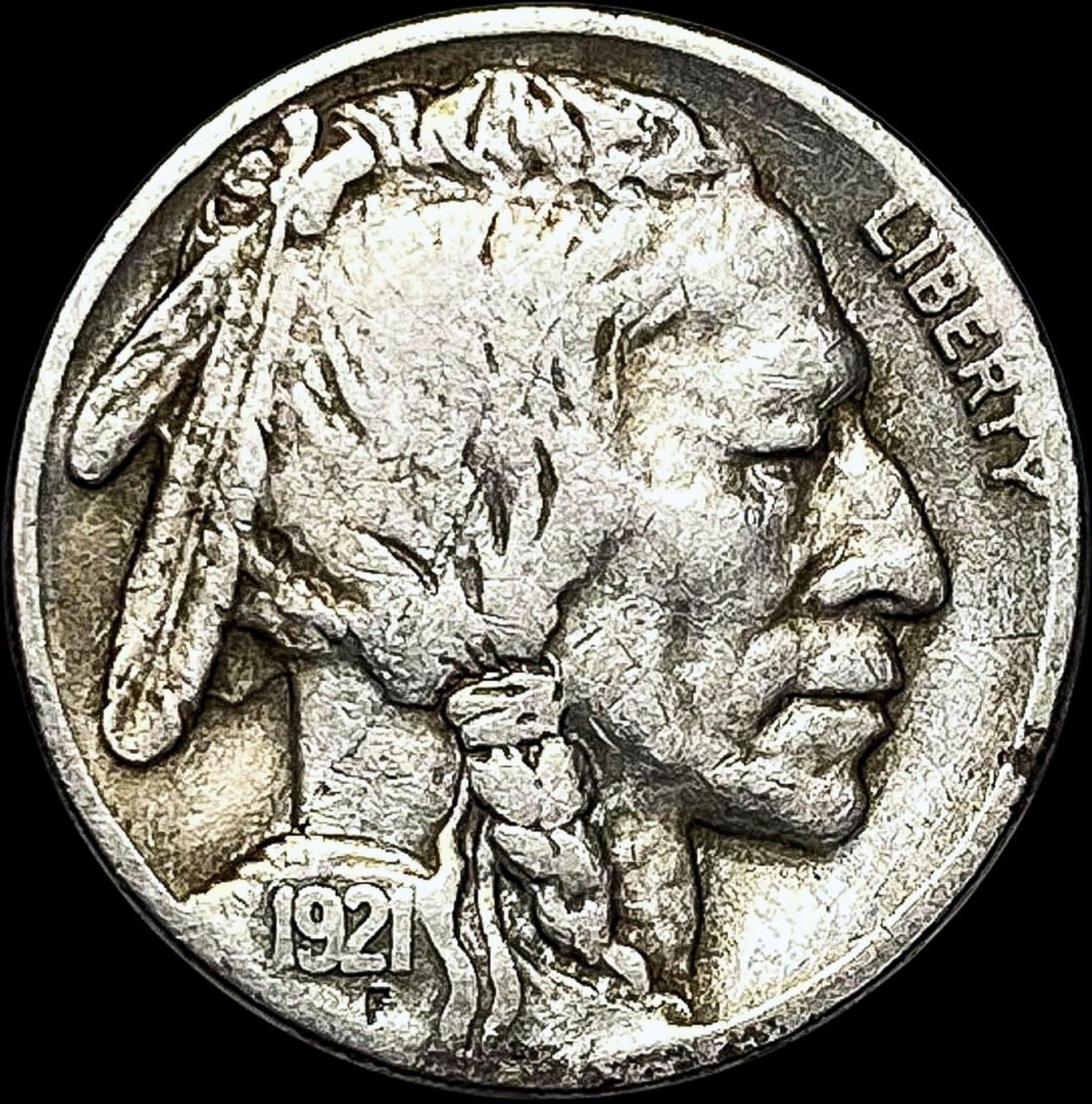 1921-S Buffalo Nickel LIGHTLY CIRCULATED (1 of 2)