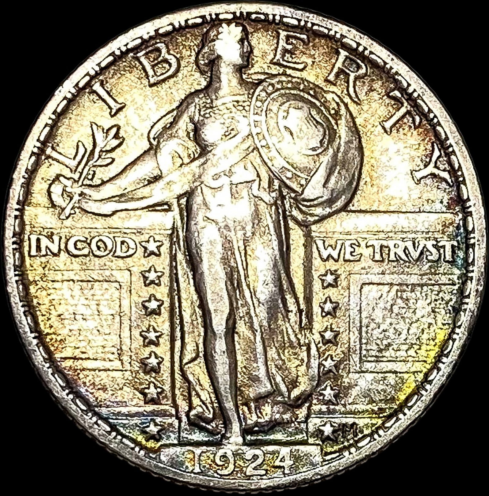 1924 Standing Liberty Quarter CLOSELY  UNCIRCULATED (1 of 2)