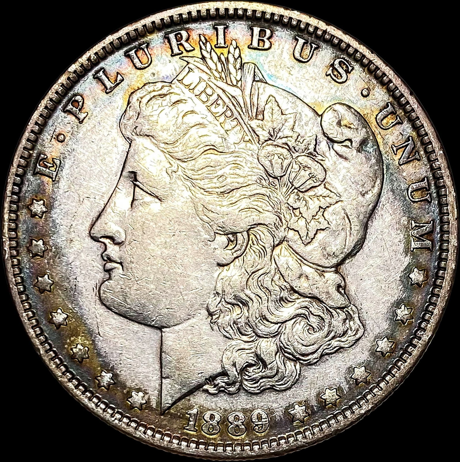 1889-O Silver Morgan Dollar CLOSELY  UNCIRCULATED (1 of 2)