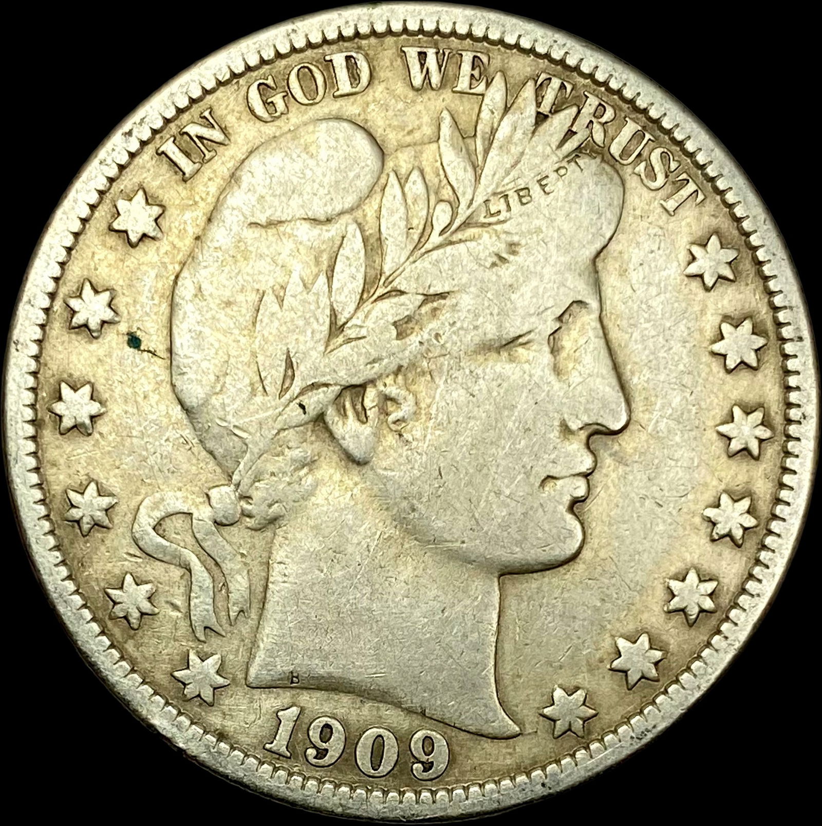 1909 Barber Half Dollar NICELY CIRCULATED (1 of 2)