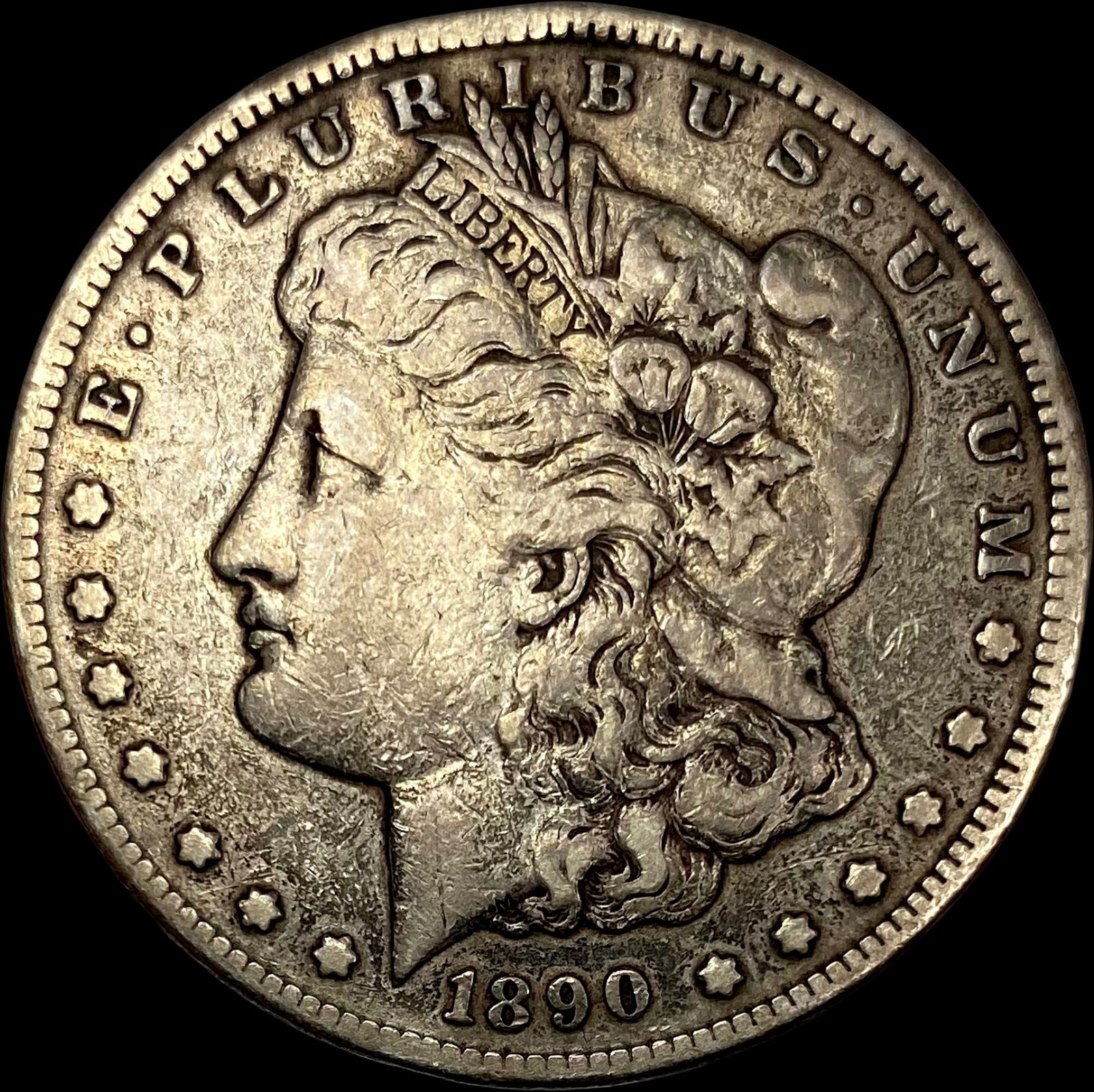 1890-CC Silver Morgan Dollar LIGHTLY CIRCULATED (1 of 2)