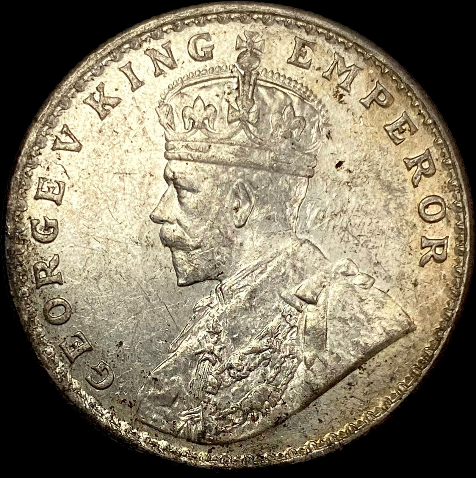 1919 British-India Silver 1 Rupee UNCIRCULATED (1 of 2)
