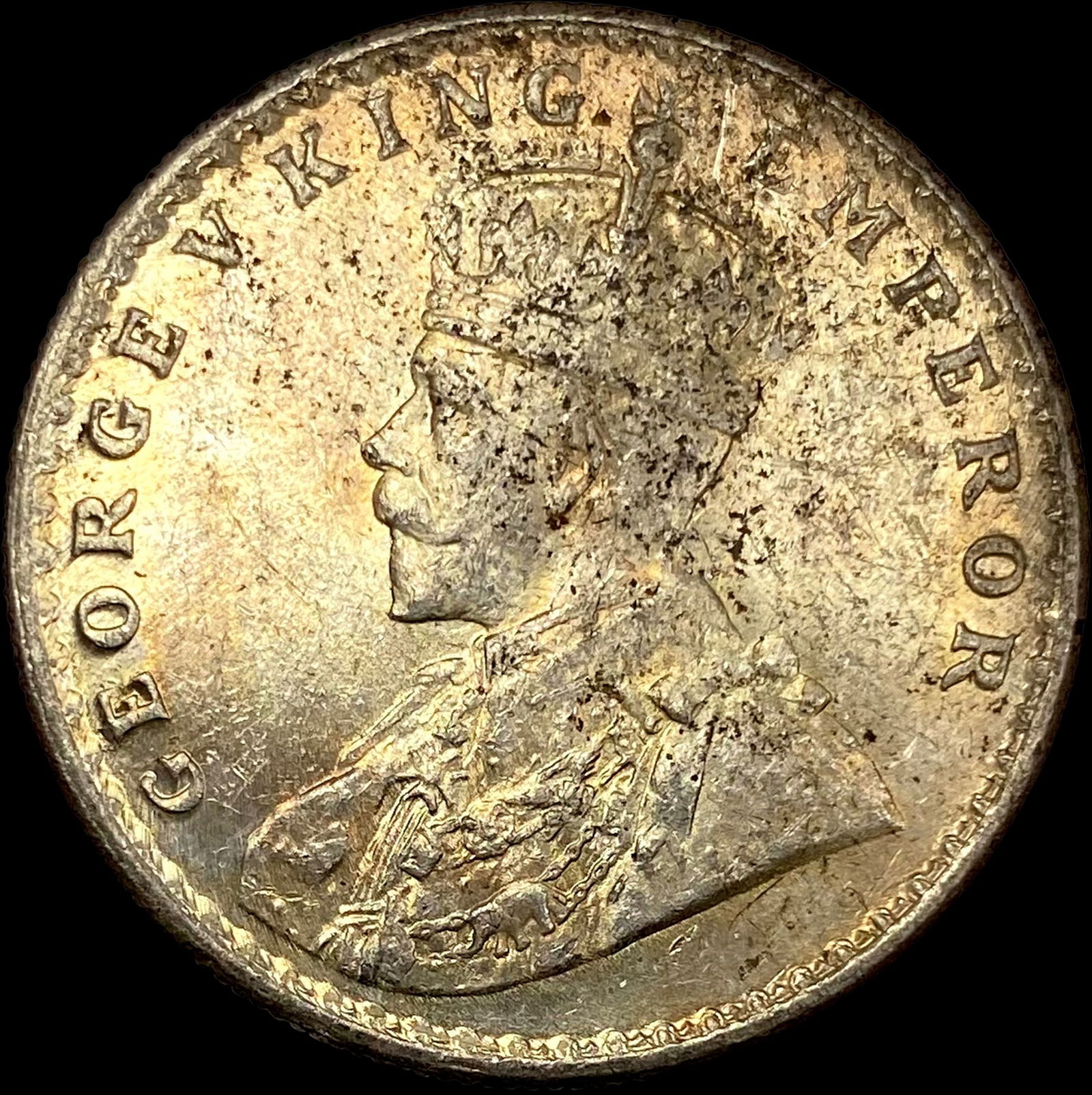 1919 British-India Silver 1 Rupee UNCIRCULATED (1 of 2)