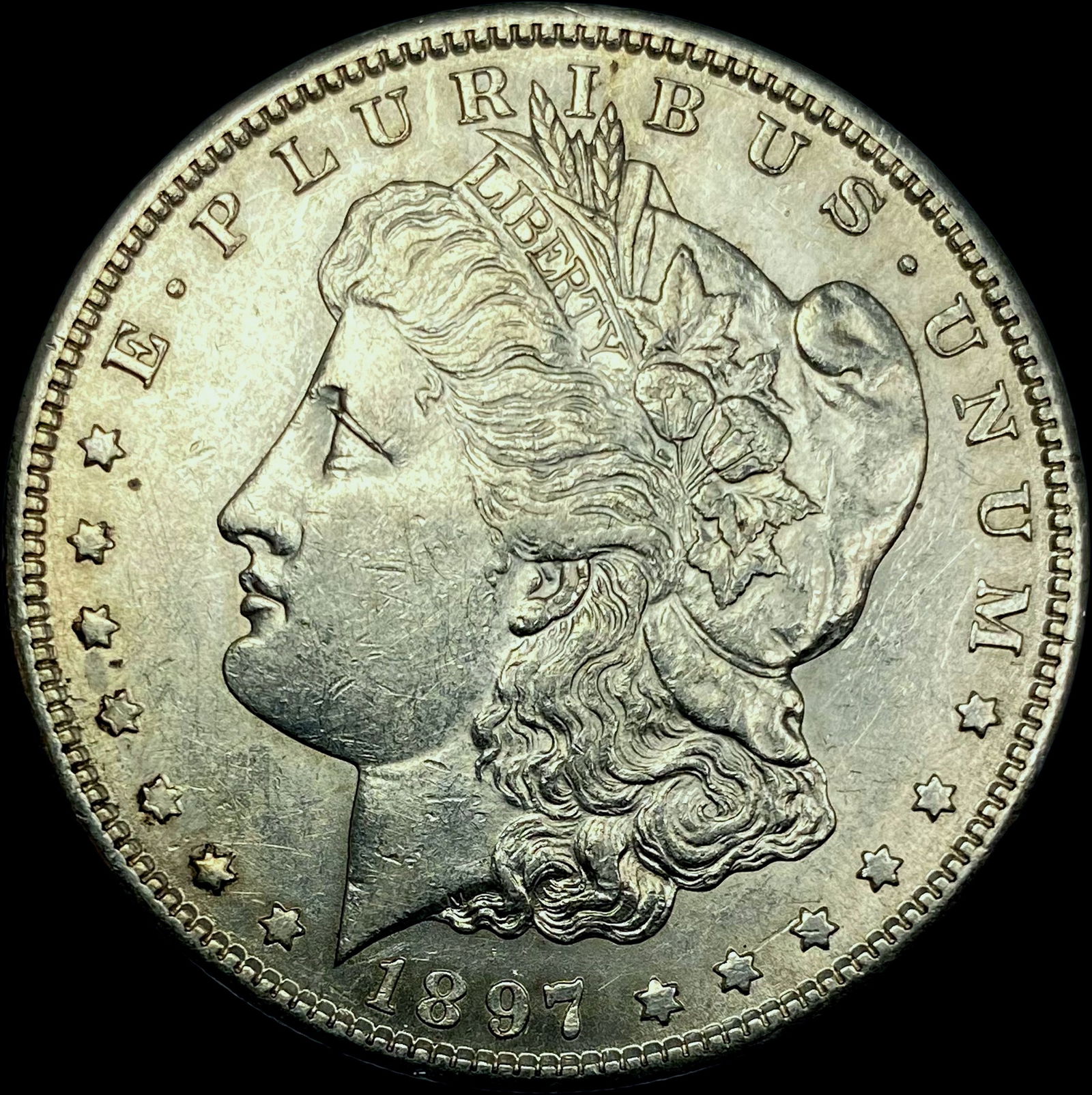 1897-S Silver Morgan Dollar CHOICE AU (1 of 2)