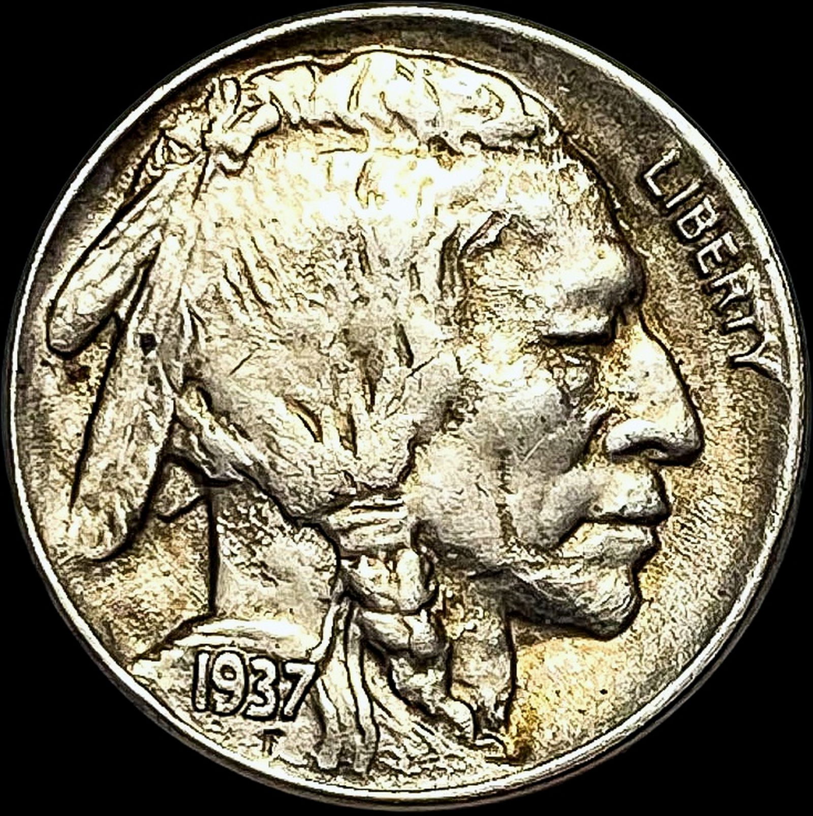 1937-D Buffalo Nickel CLOSELY UNCIRCULATED (1 of 2)