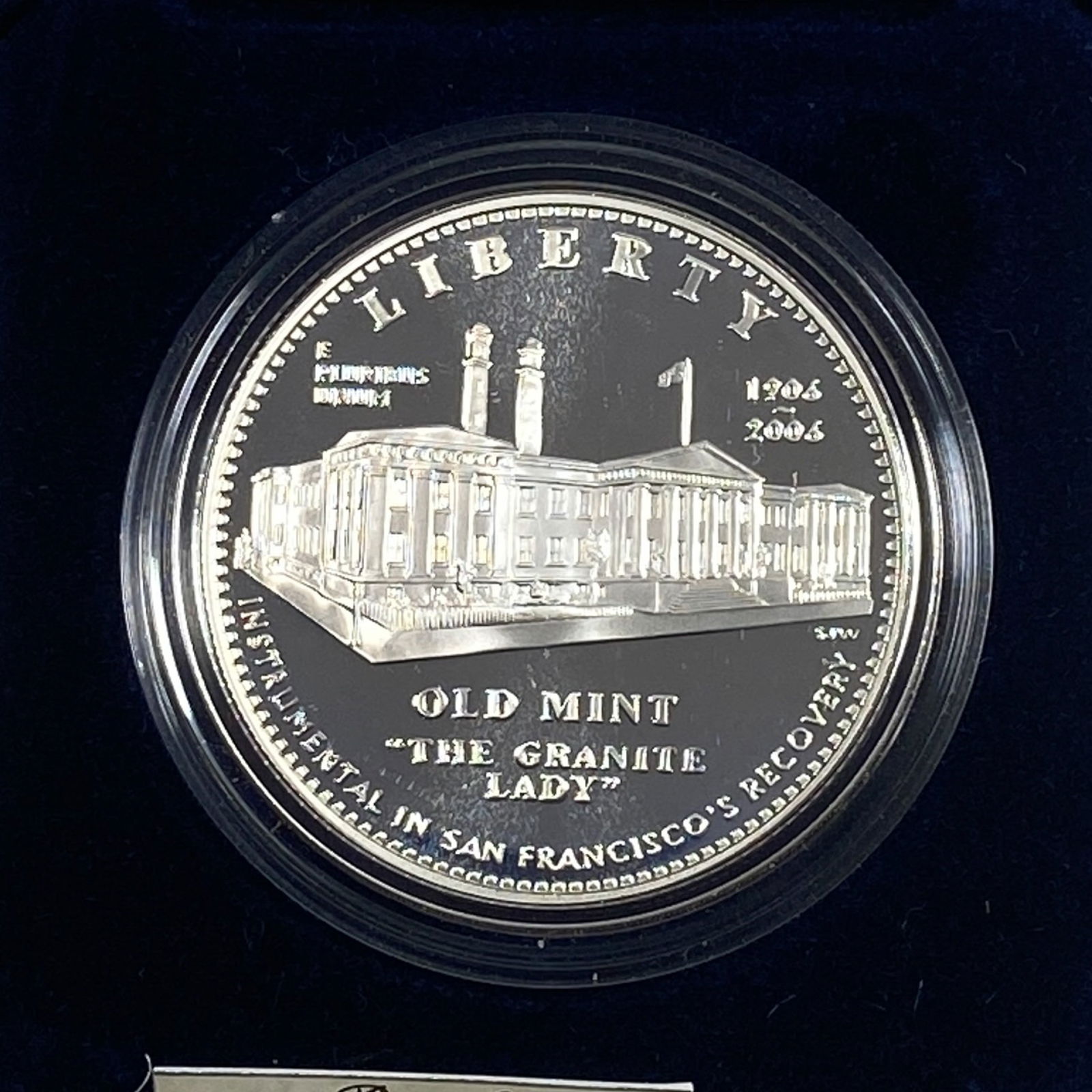 2006 San Fran. Old Mint Comm. Coin $1 Silver Proof (1 of 3)