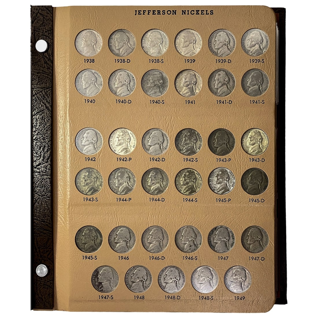 1938-2015 High Grade Jefferson Nickel Set W/Proofs [213 Coins] (1 of 14)