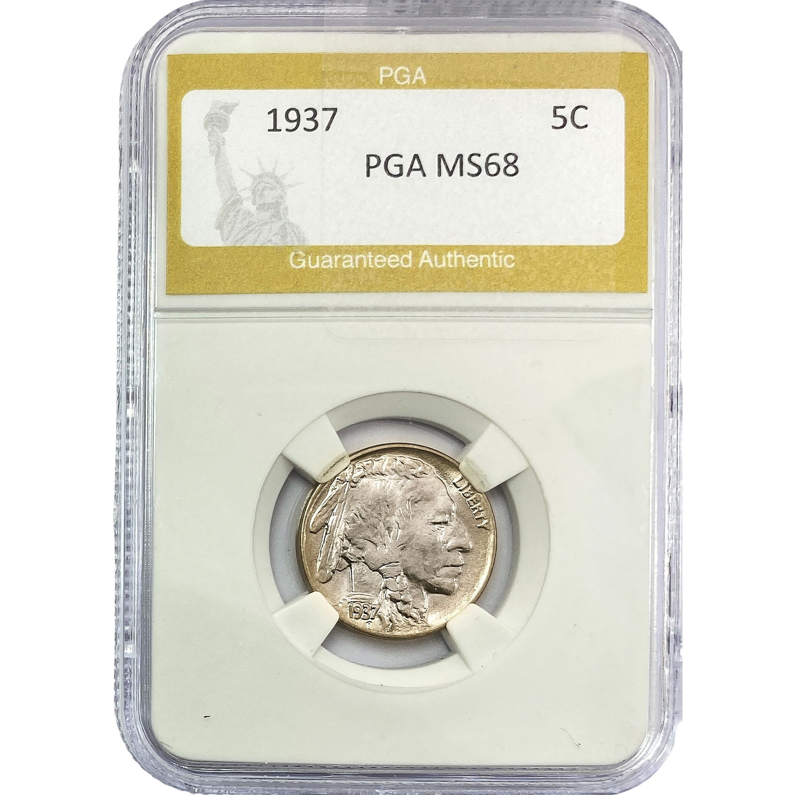 1937 Buffalo Nickel PGA MS68 (1 of 2)