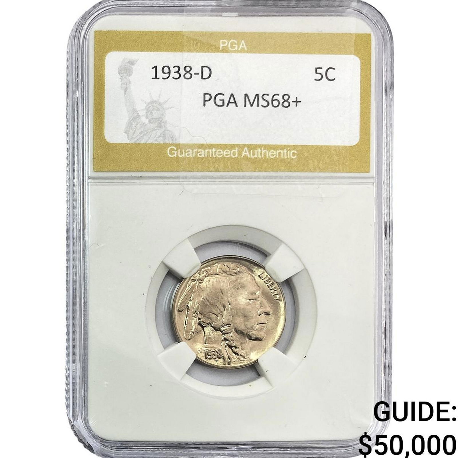1938-D Buffalo Nickel PGA MS68+ (1 of 2)