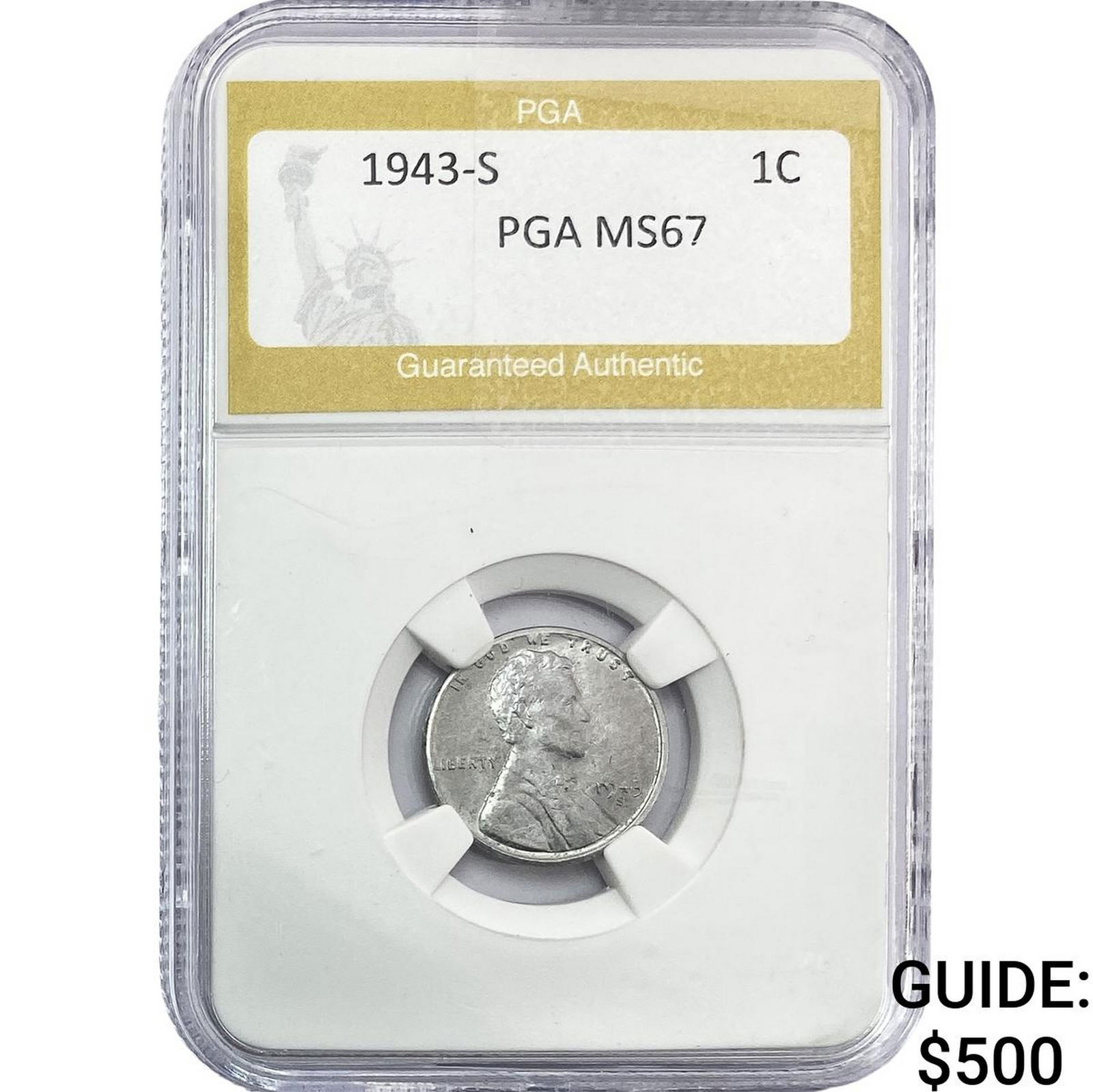 1943-S Wheat Cent PGA MS67 (1 of 2)