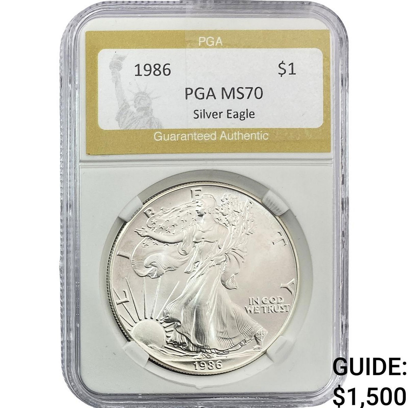 1986 Silver Eagle PGA MS70 (1 of 2)