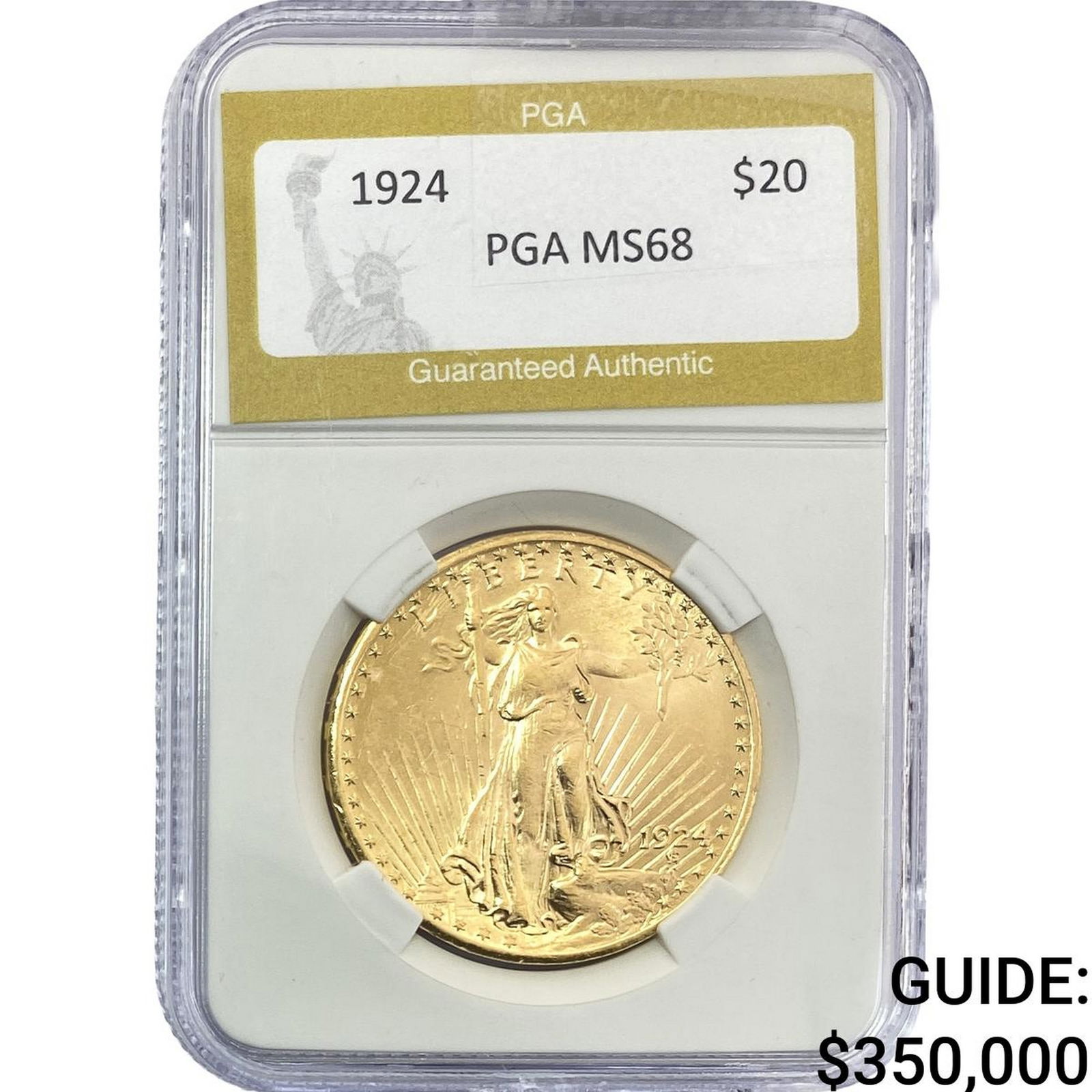 1924 $20 Gold Double Eagle PGA MS68 (1 of 2)