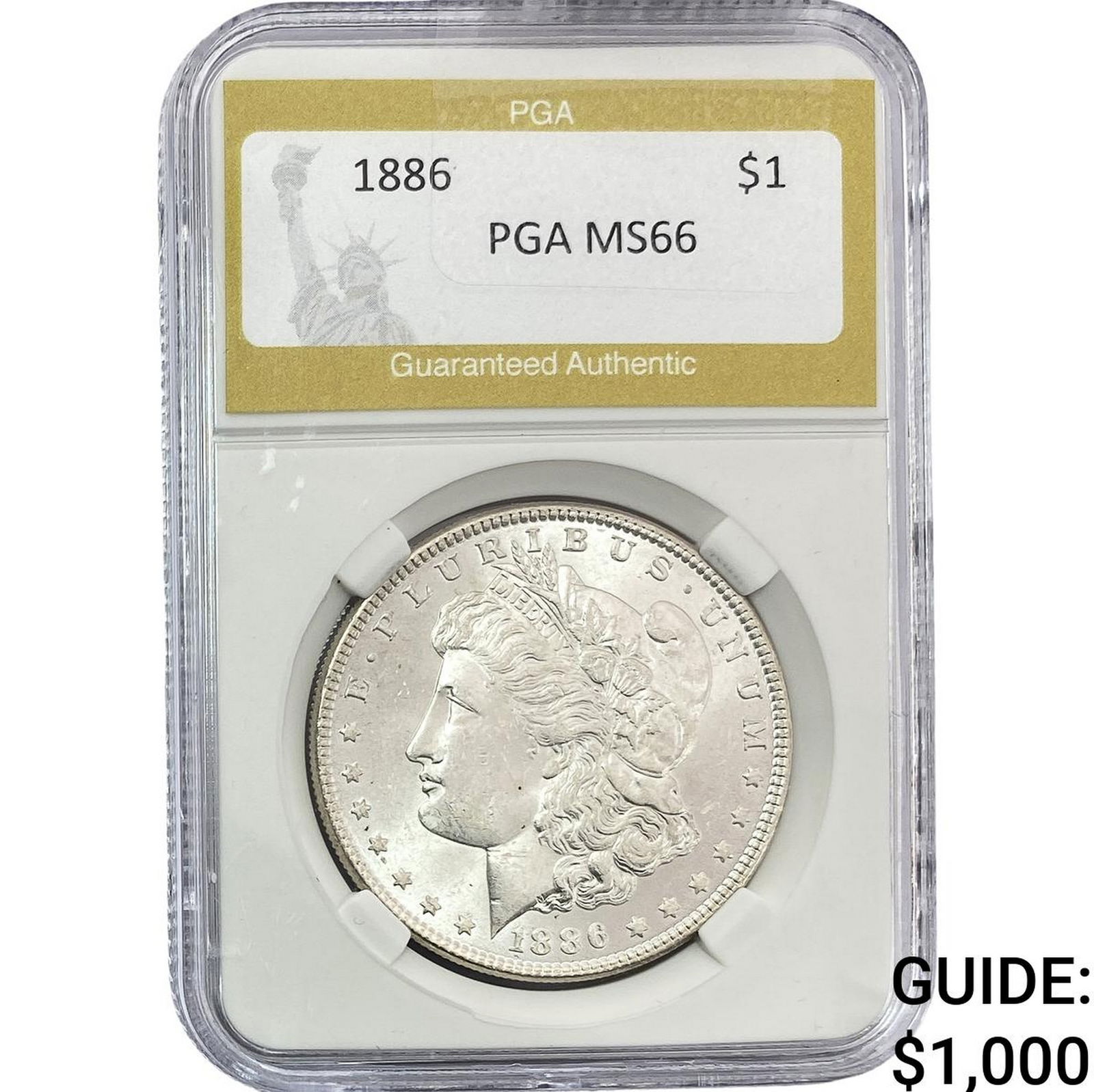 1886 Morgan Silver Dollar PGA MS66 (1 of 2)