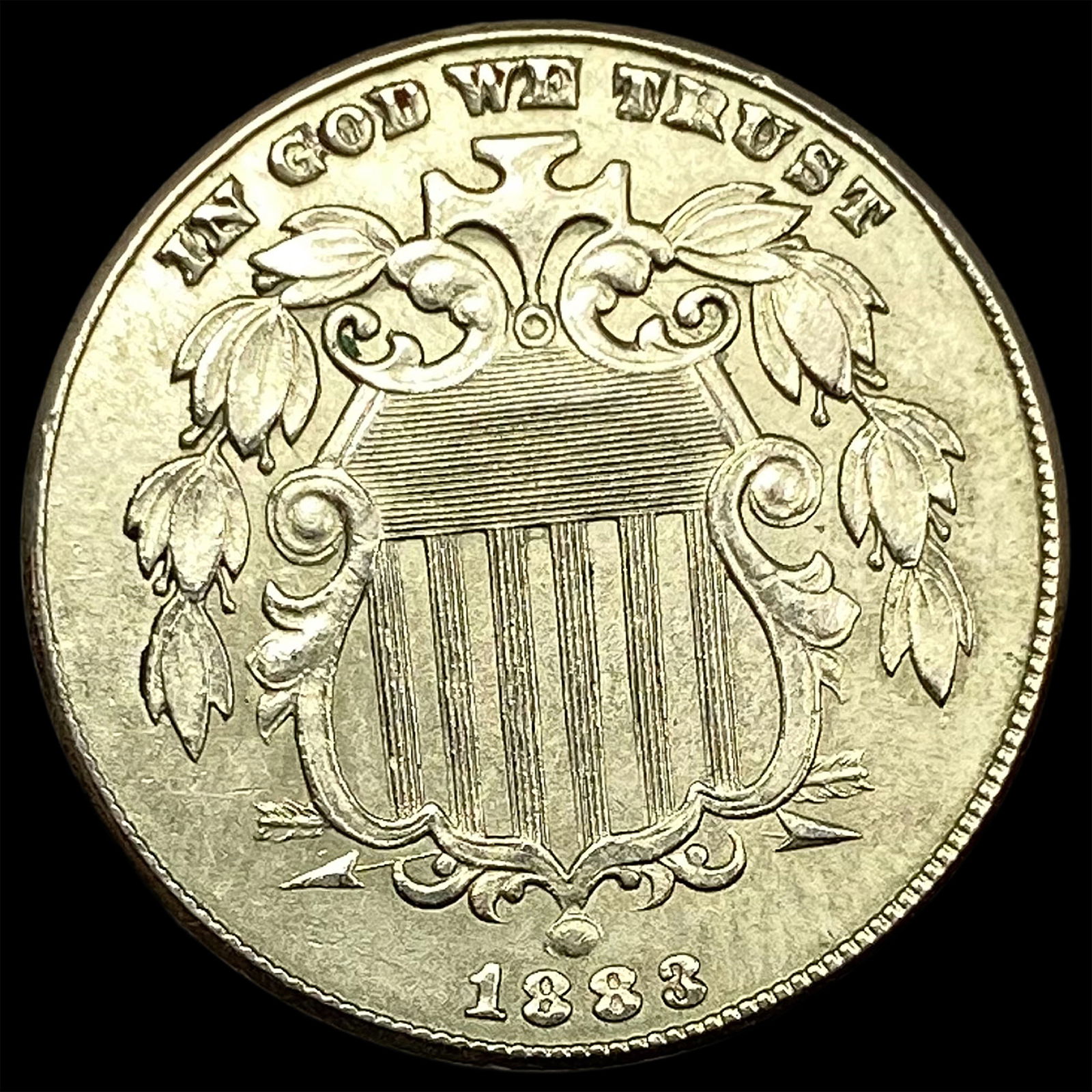 1883 Shield Nickel CHOICE AU (1 of 2)