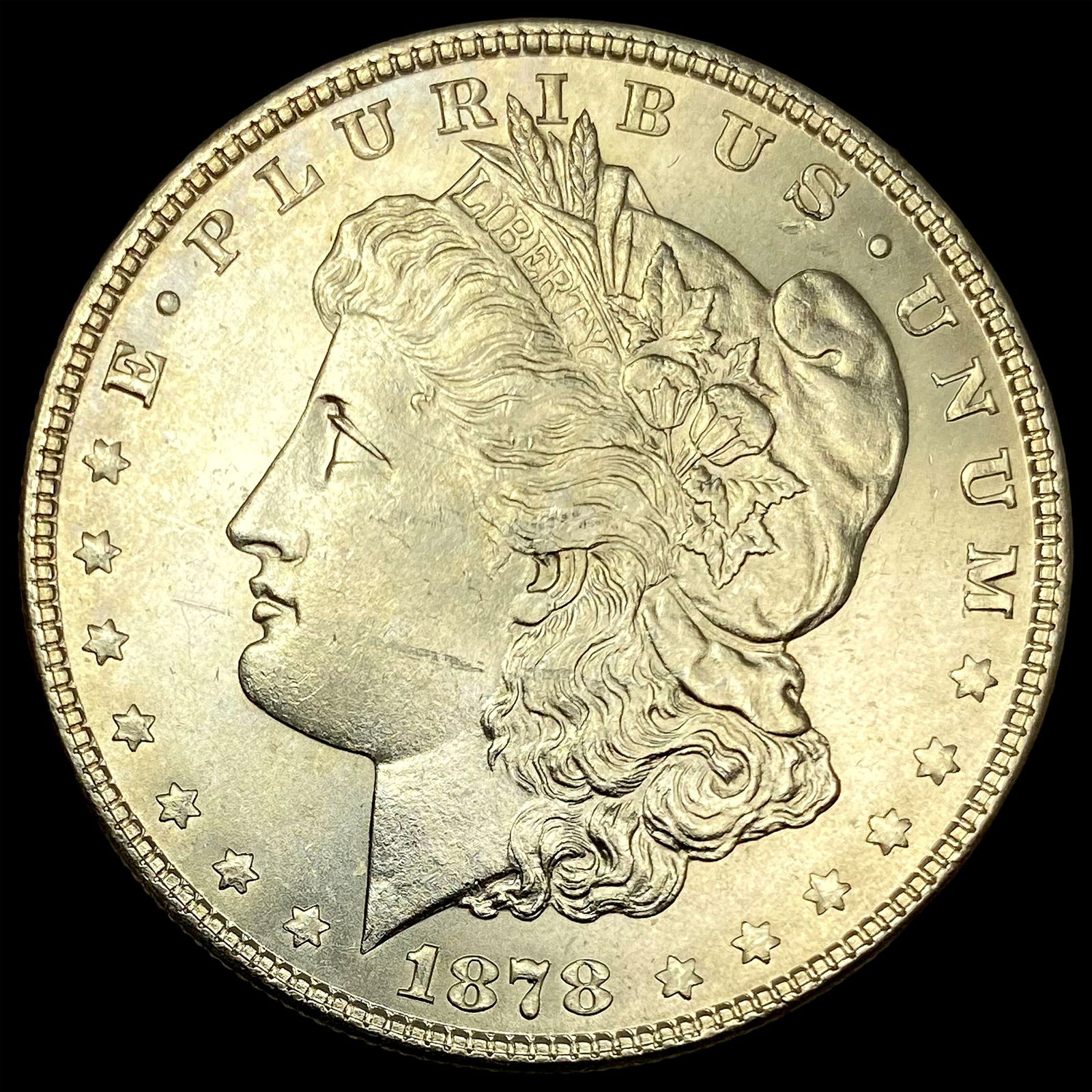 1878 7/8TF Silver Morgan Dollar UNC (1 of 2)