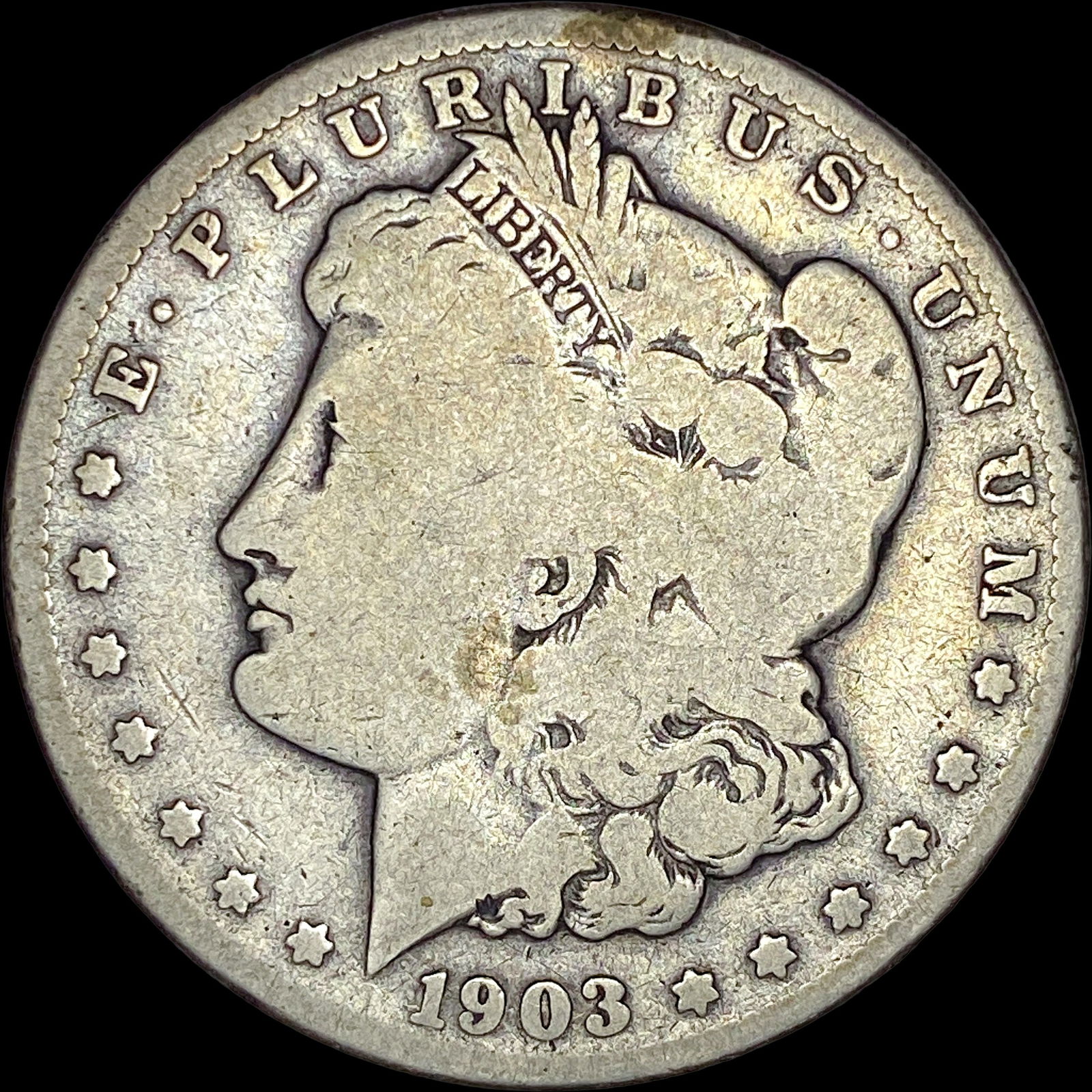 1903-S Silver Morgan Dollar NICELY CIRCULATED (1 of 2)