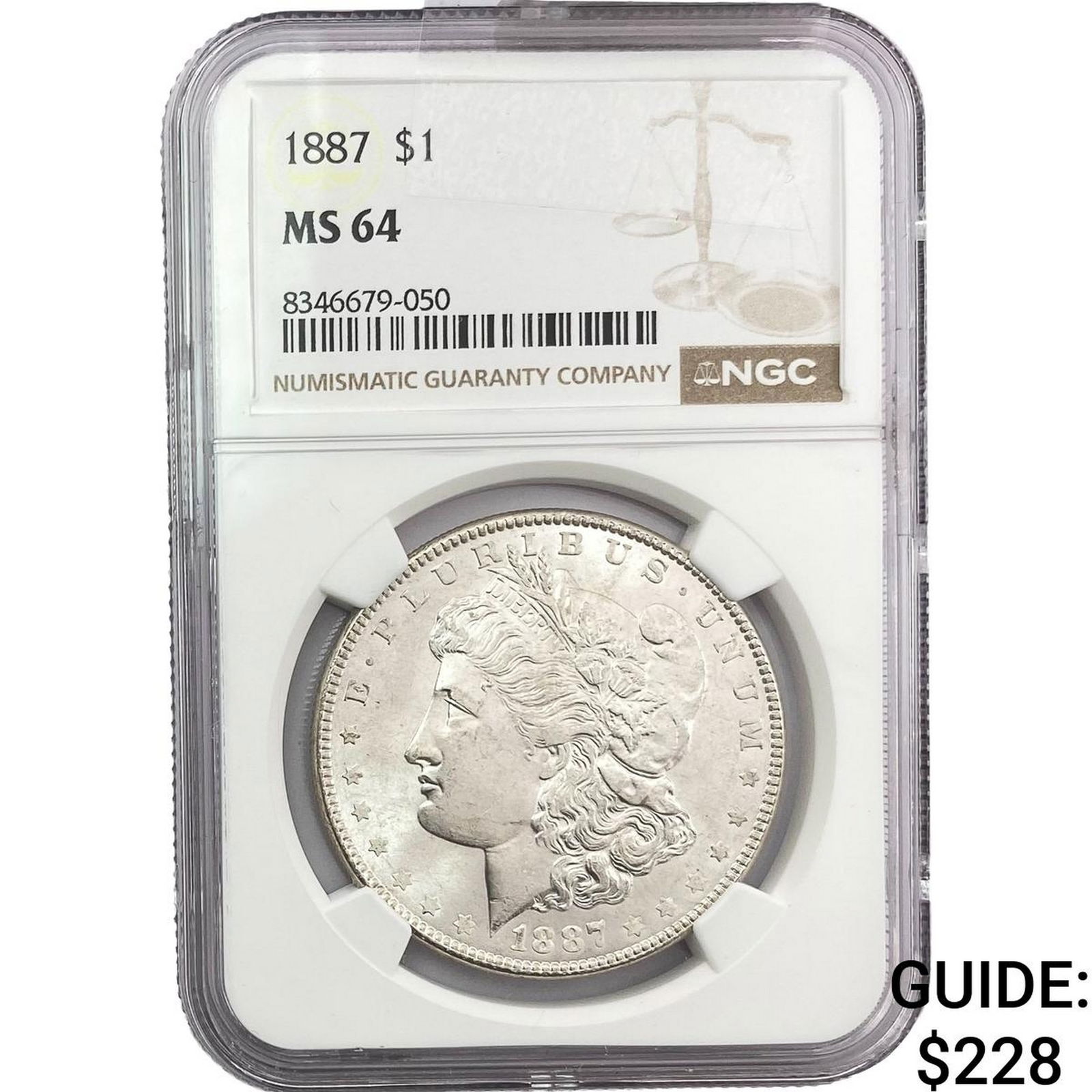 1887 Morgan Silver Dollar NGC MS64 (1 of 2)