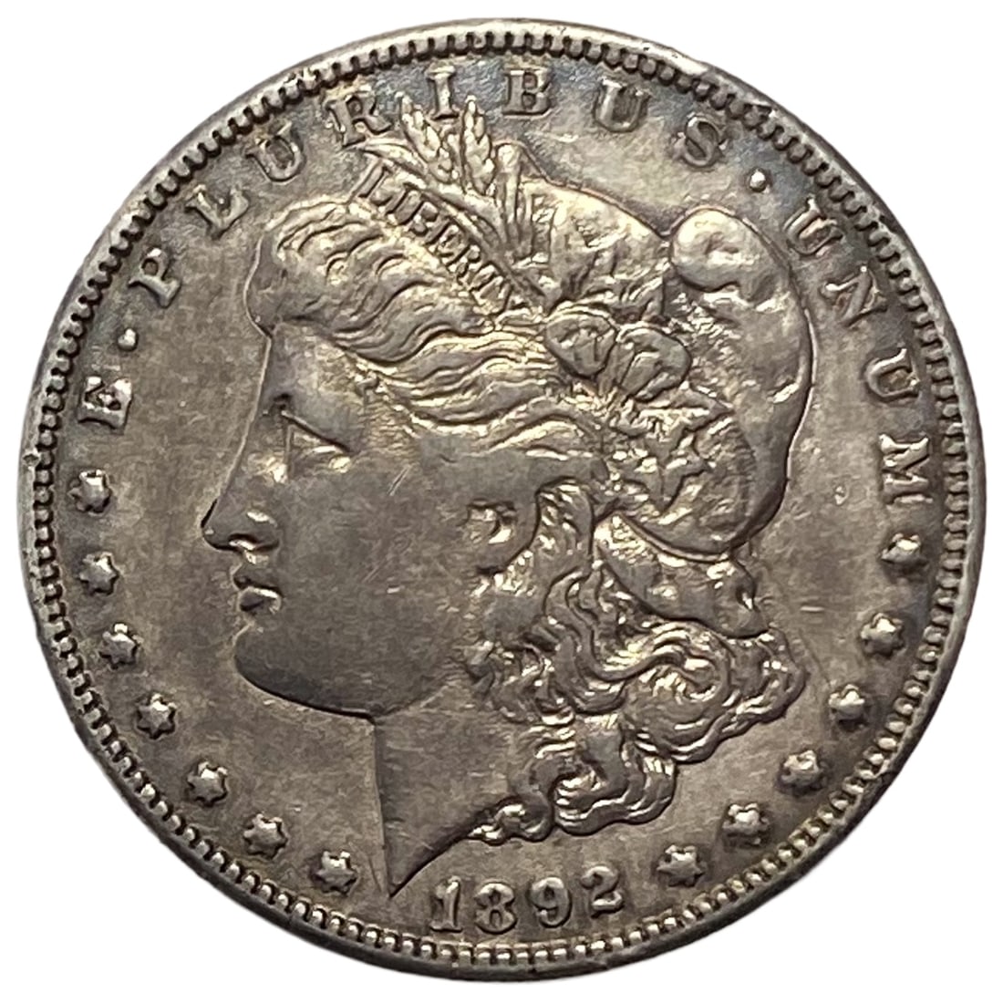 1892-CC Morgan Silver Dollar VF (1 of 2)