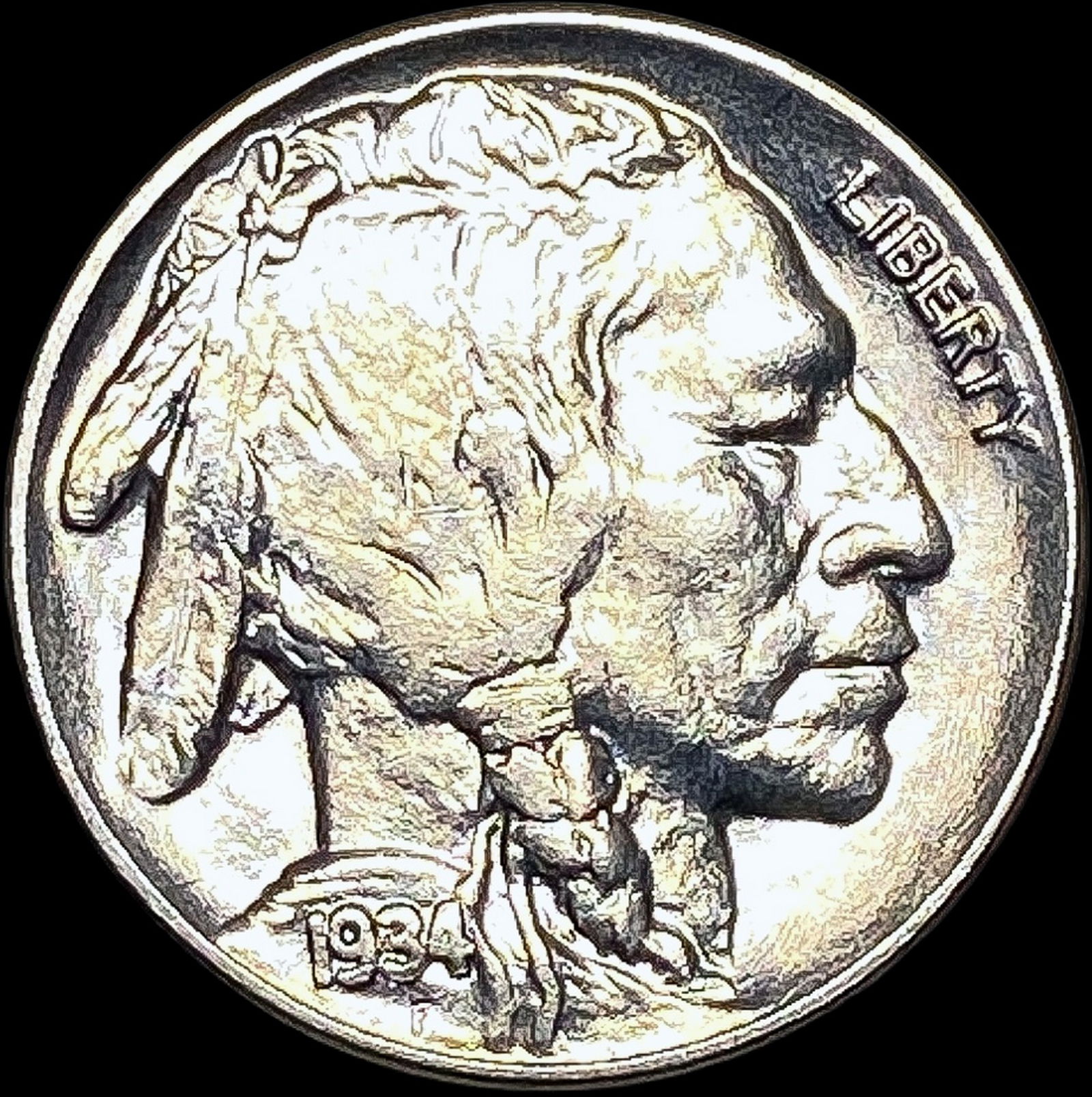 1934 Buffalo Nickel UNCIRCULATED (1 of 2)