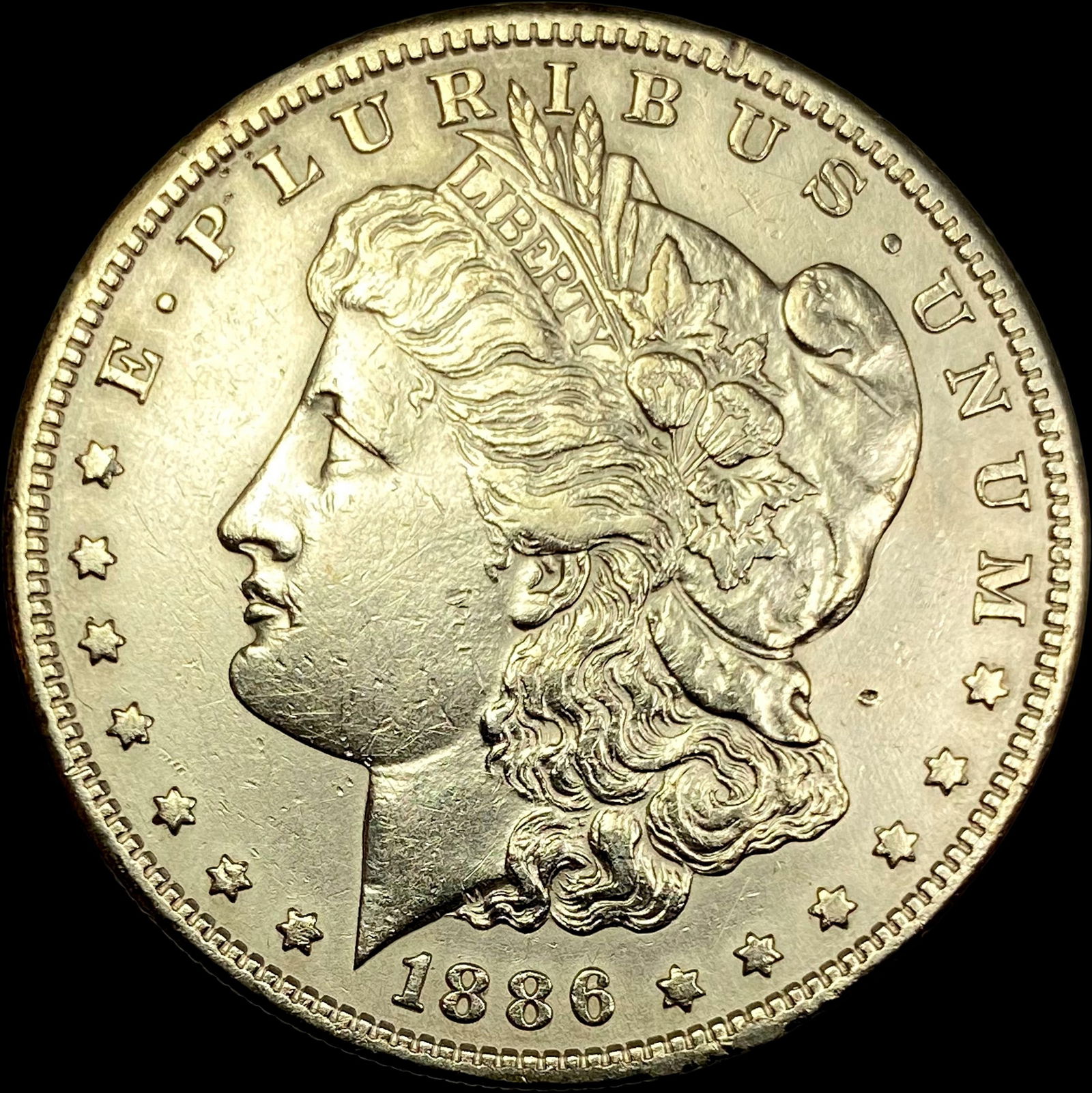 1886-S Silver Morgan Dollar CLOSELY UNCIRCULATED (1 of 2)