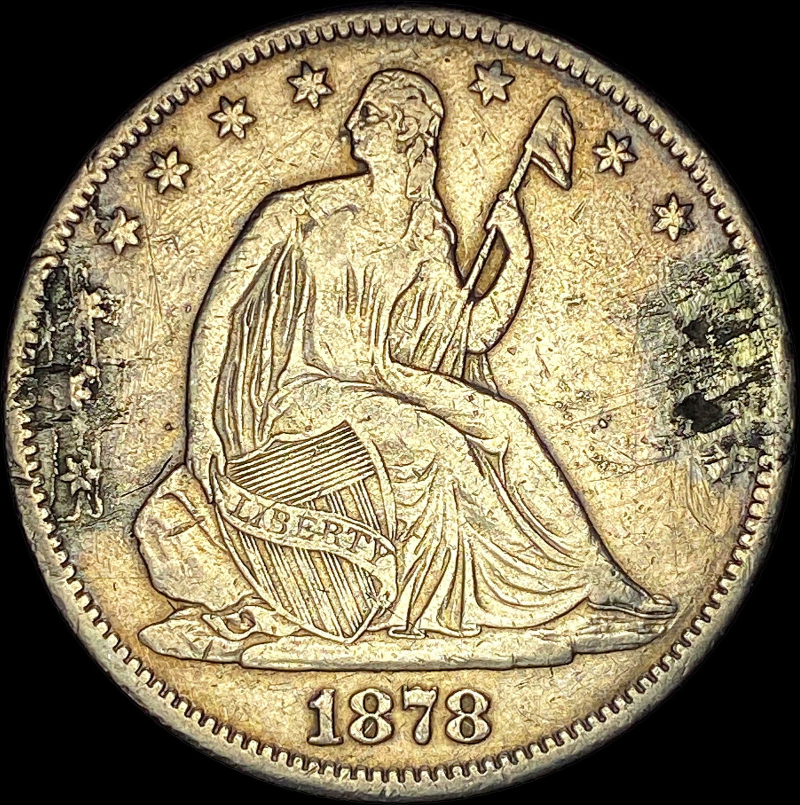 1878-S Seated Liberty Half Dollar HIGH GRADE (1 of 2)