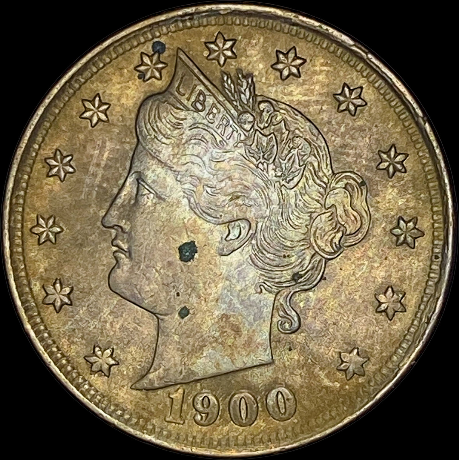 1900 Liberty Head Nickel CHOICE AU: 1900 Liberty Head Nickel CHOICE AU