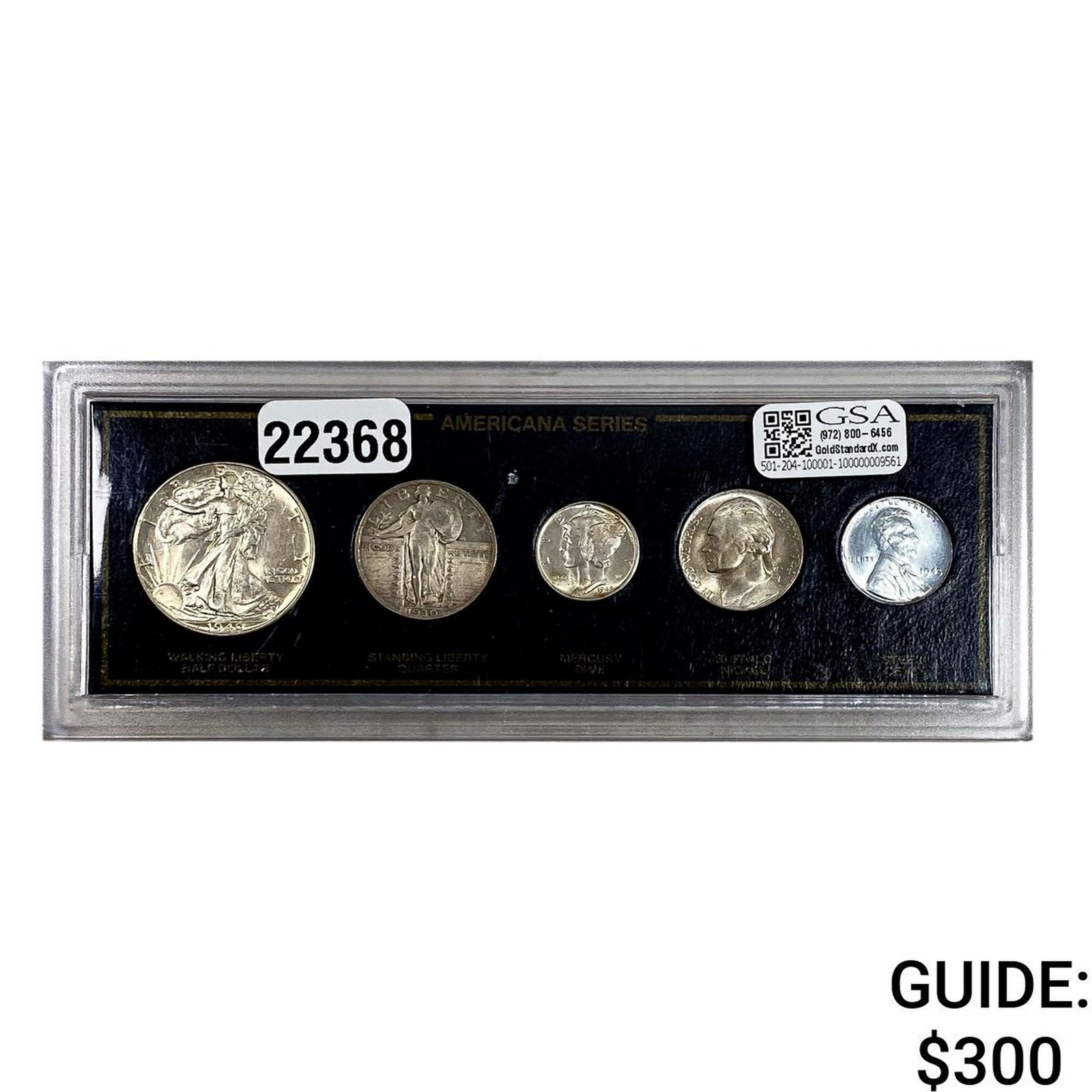 1930-1944 U.S. Various Coins 1C-50C (1 of 2)