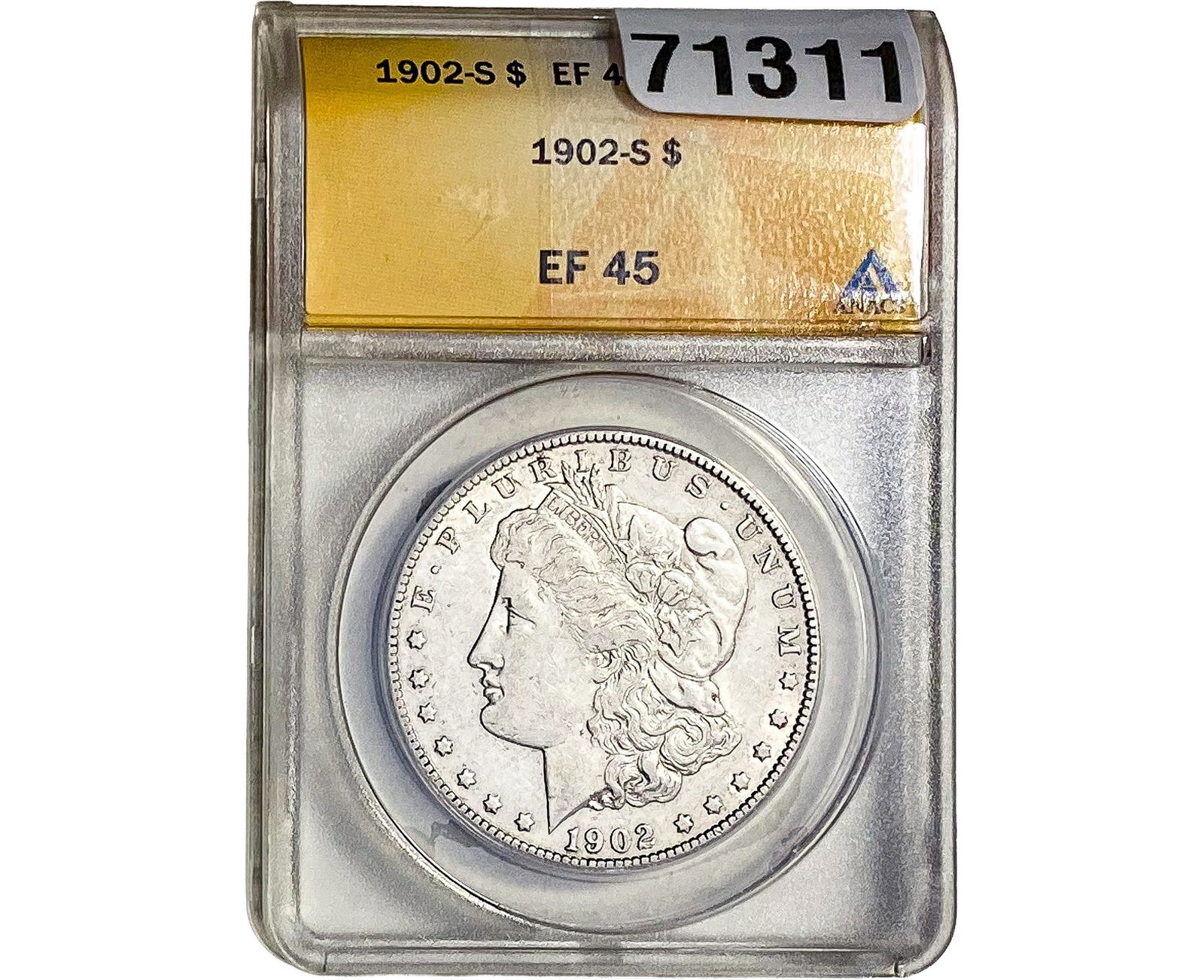 1902-S Morgan Silver Dollar ANACS EF45 (1 of 2)