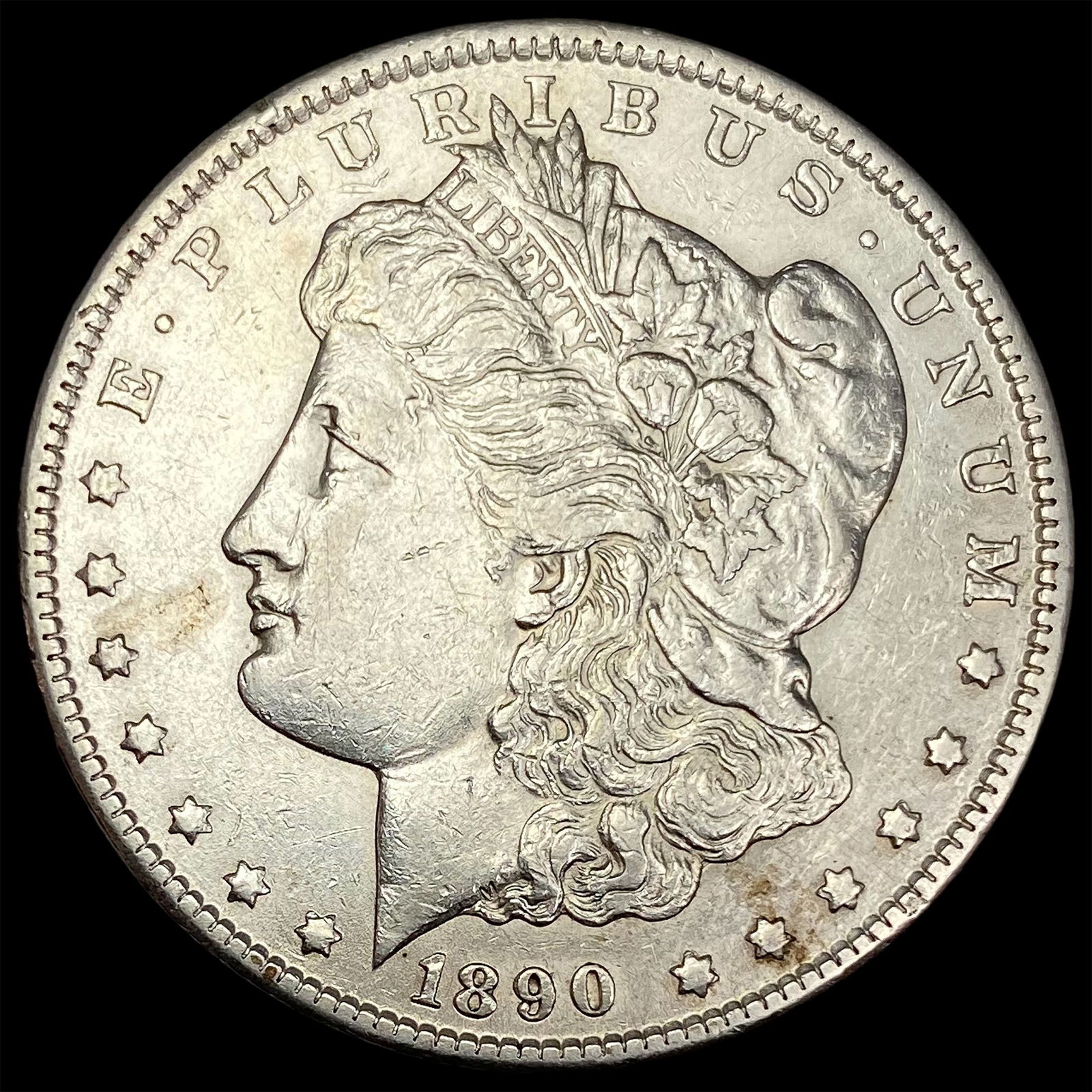 1890-CC Silver Morgan Dollar CLOSELY UNCIRCULATED (1 of 2)
