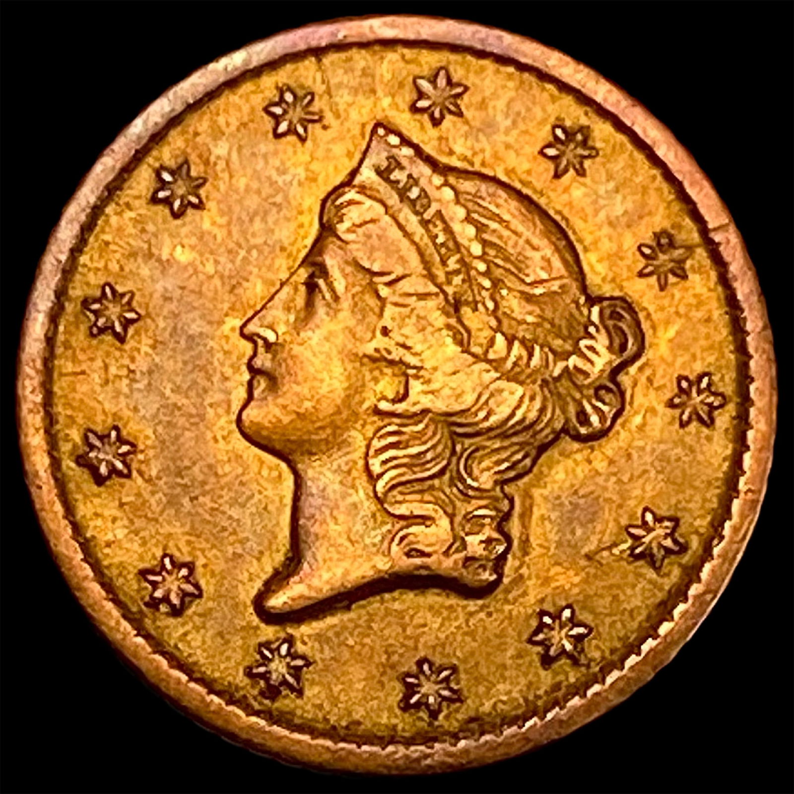 1861 Confederate States 24k 1oz Gold Half Dollar GEM PROOF (1 of 2)