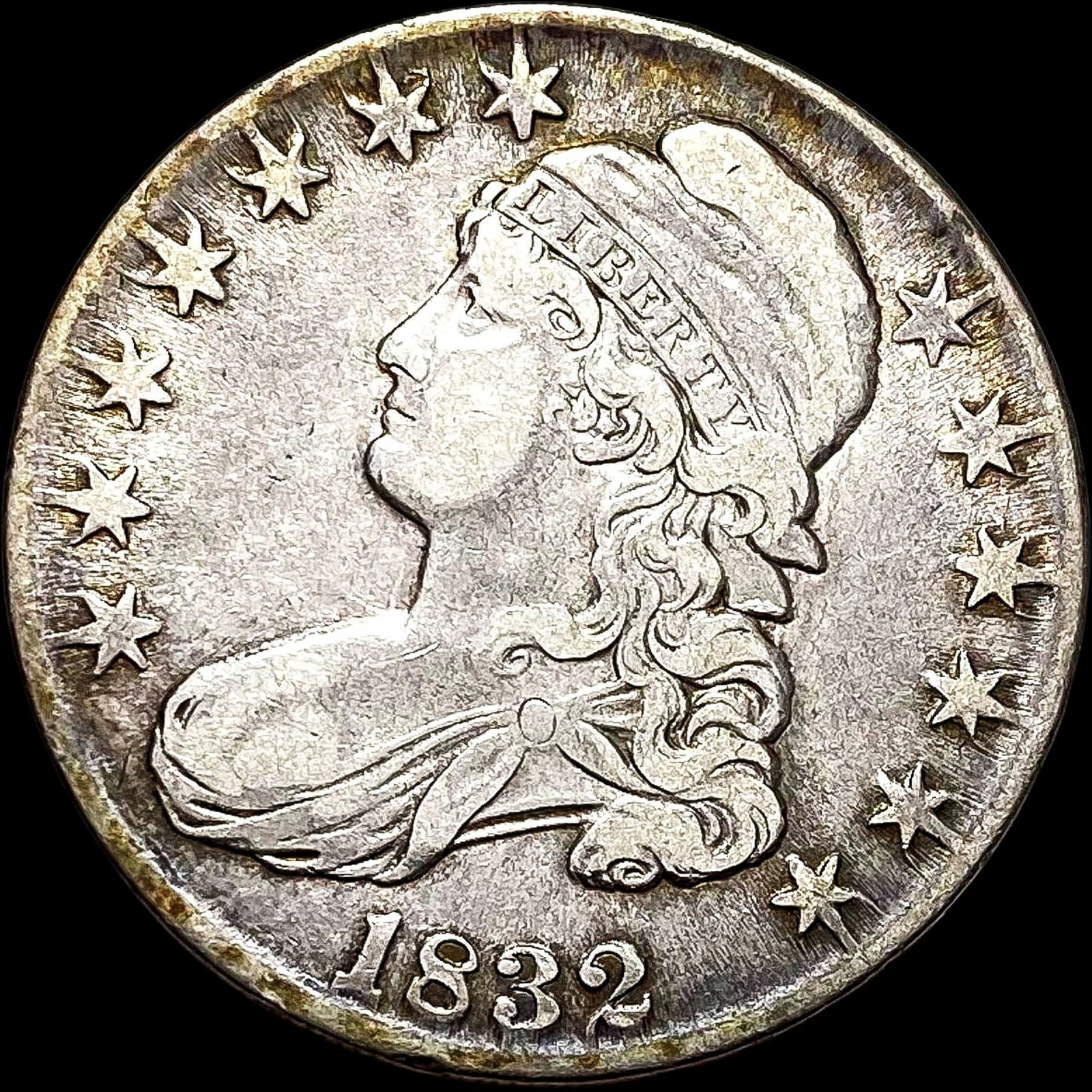 1832 Capped Bust Half Dollar LIGHTLY CIRCULATED (1 of 2)